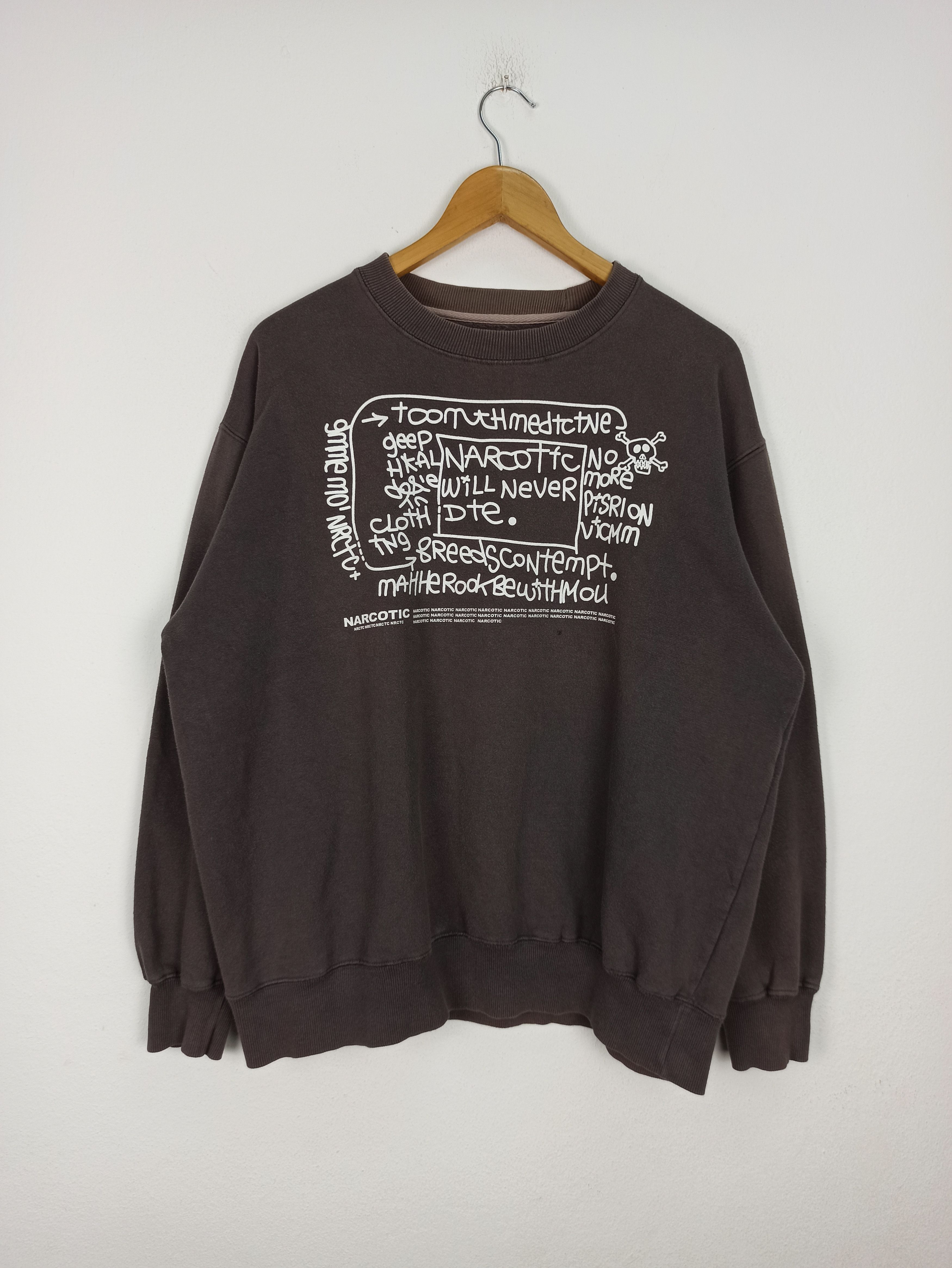 If Six Was Nine RARE Narcotic Gdc Sweatshirt Jumper (c40) Size US L / EU 52-54 / 3 - 1 Thumbnail