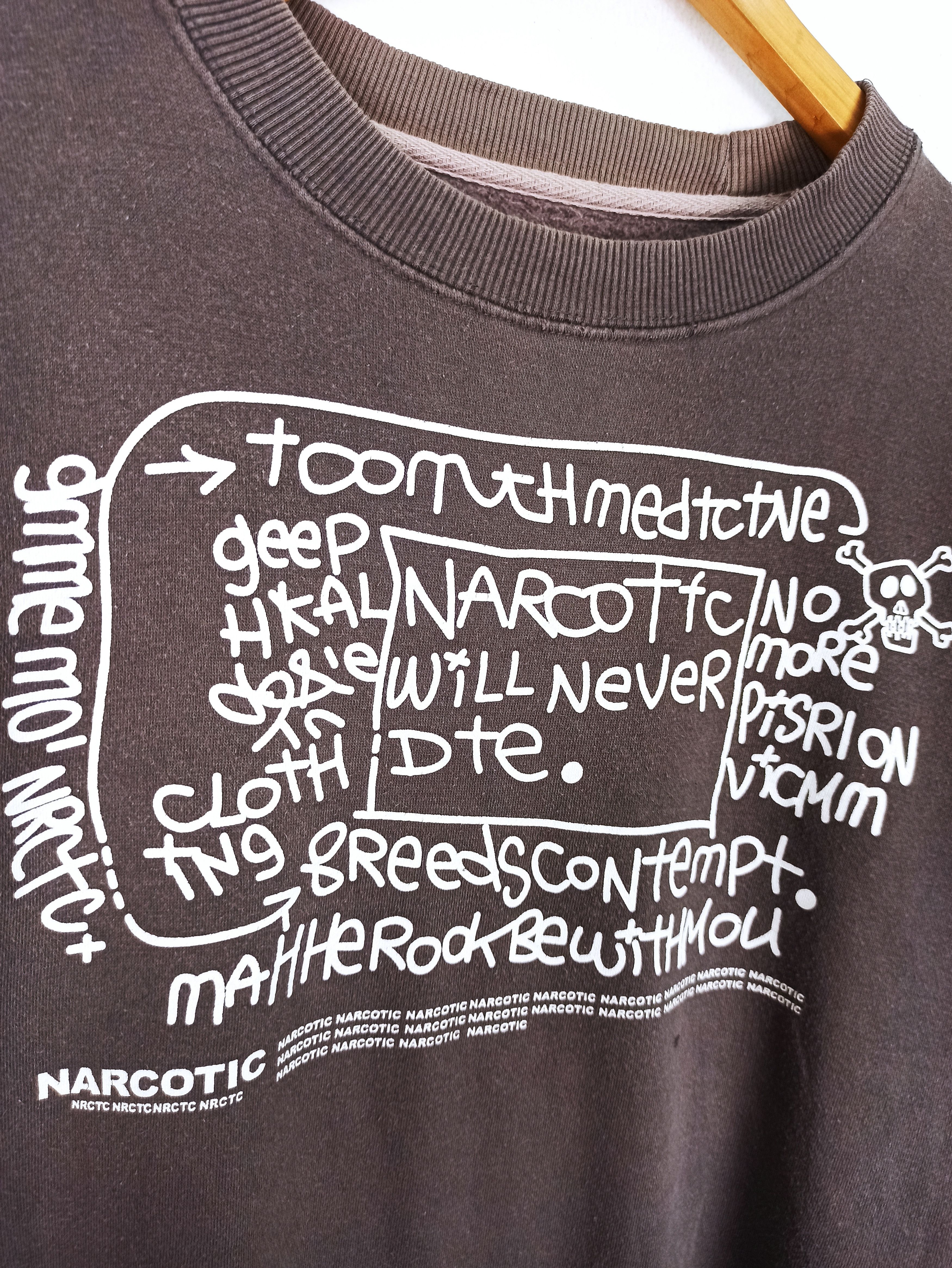 If Six Was Nine RARE Narcotic Gdc Sweatshirt Jumper (c40) Size US L / EU 52-54 / 3 - 3 Thumbnail
