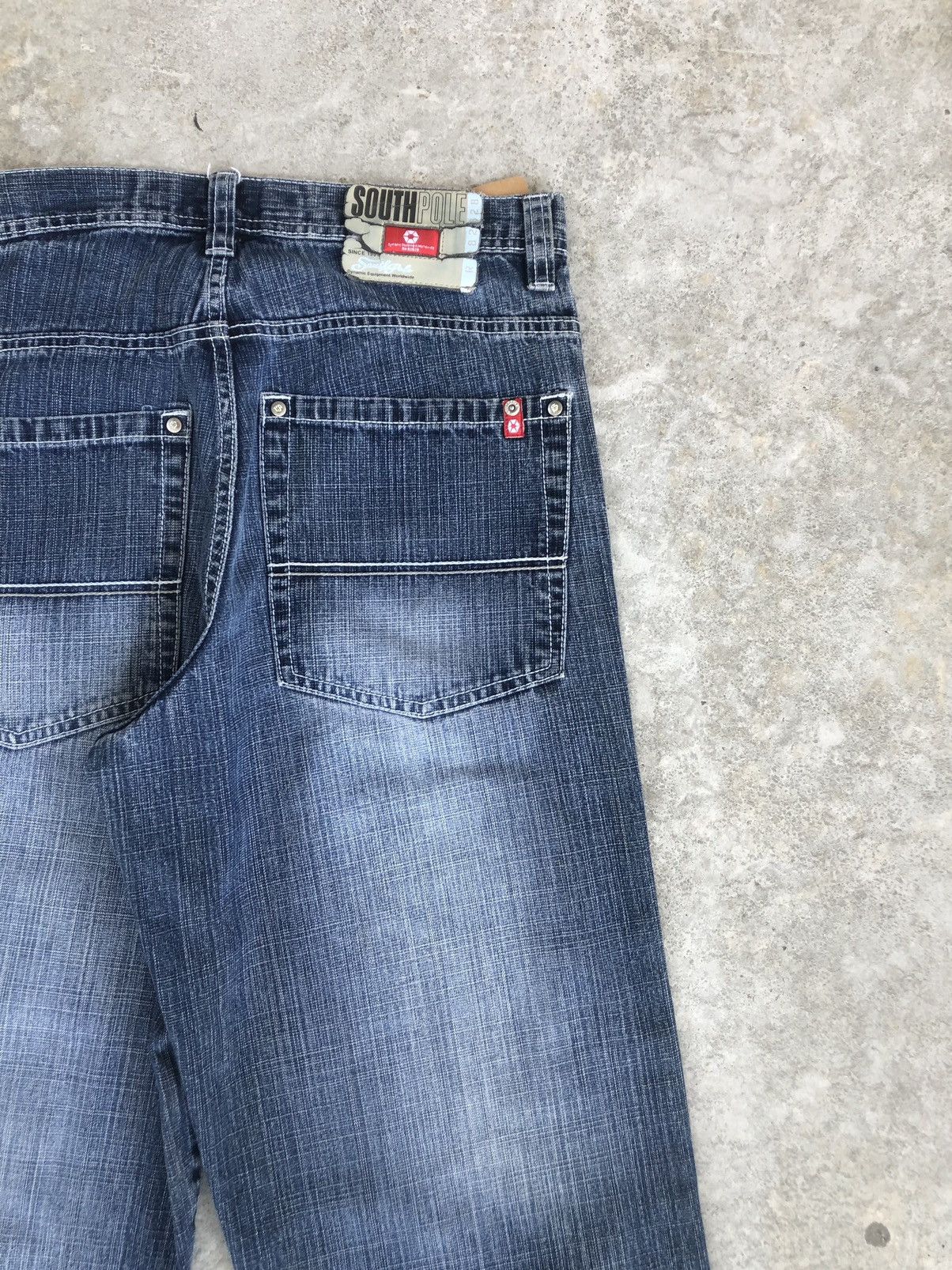 Southpole Southpole Baggy Jeans Hip Hop Distressed Jeans Size US 33 - 10 Thumbnail
