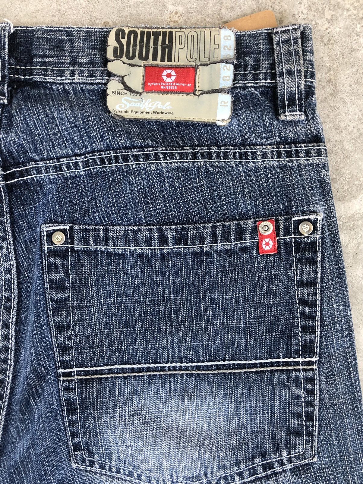 Southpole Southpole Baggy Jeans Hip Hop Distressed Jeans Size US 33 - 13 Thumbnail