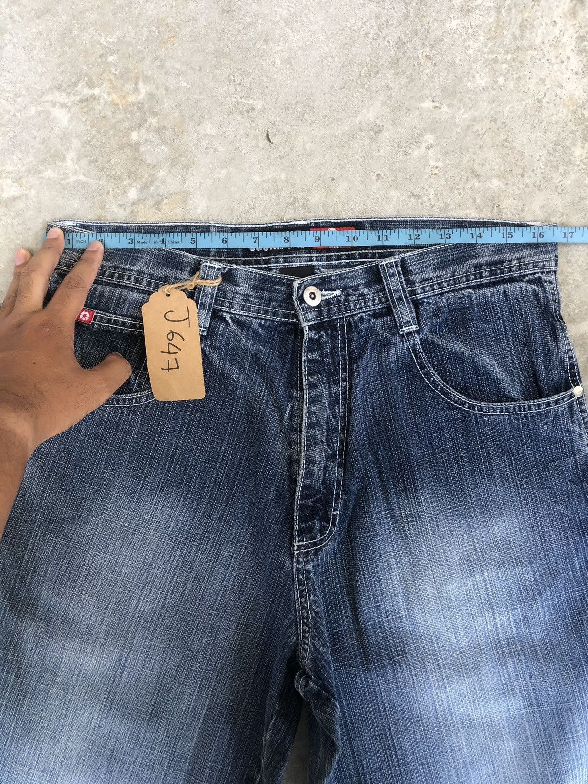 Southpole Southpole Baggy Jeans Hip Hop Distressed Jeans Size US 33 - 16 Thumbnail