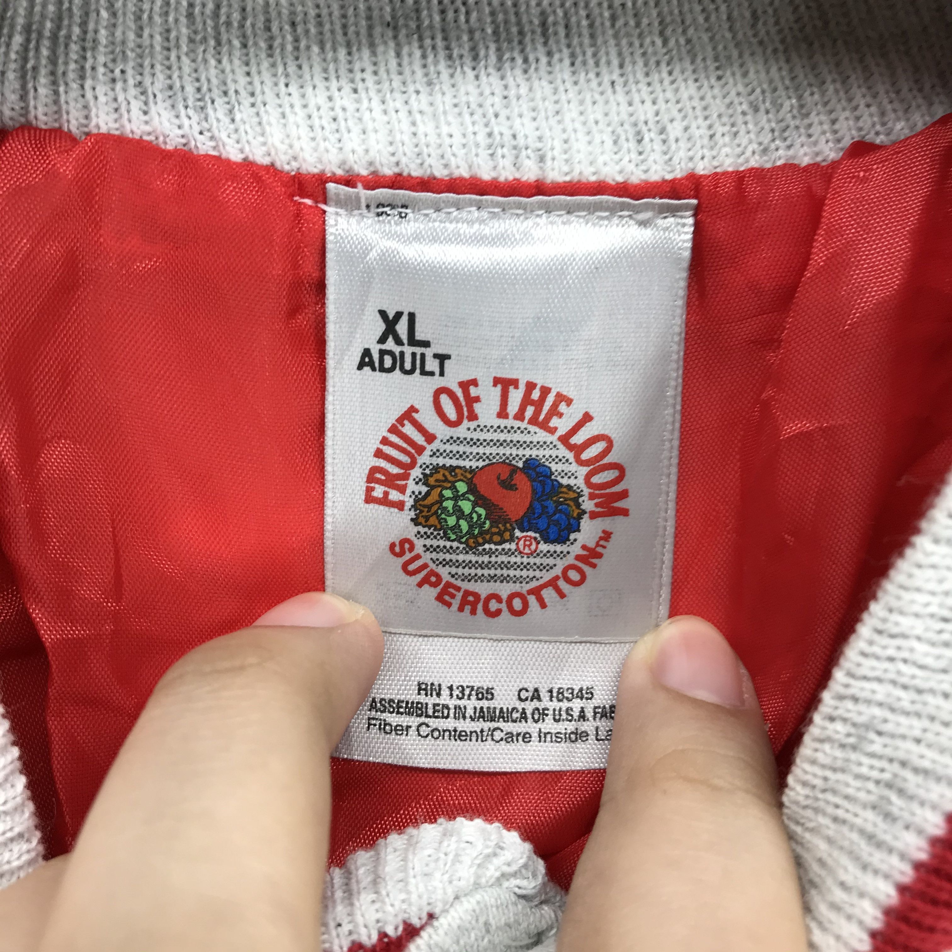 Fruit Of The Loom Vintage Terrible's Hotel Casino Varsity Jacket #1761-70 Size US XL / EU 56 / 4 - 6 Thumbnail