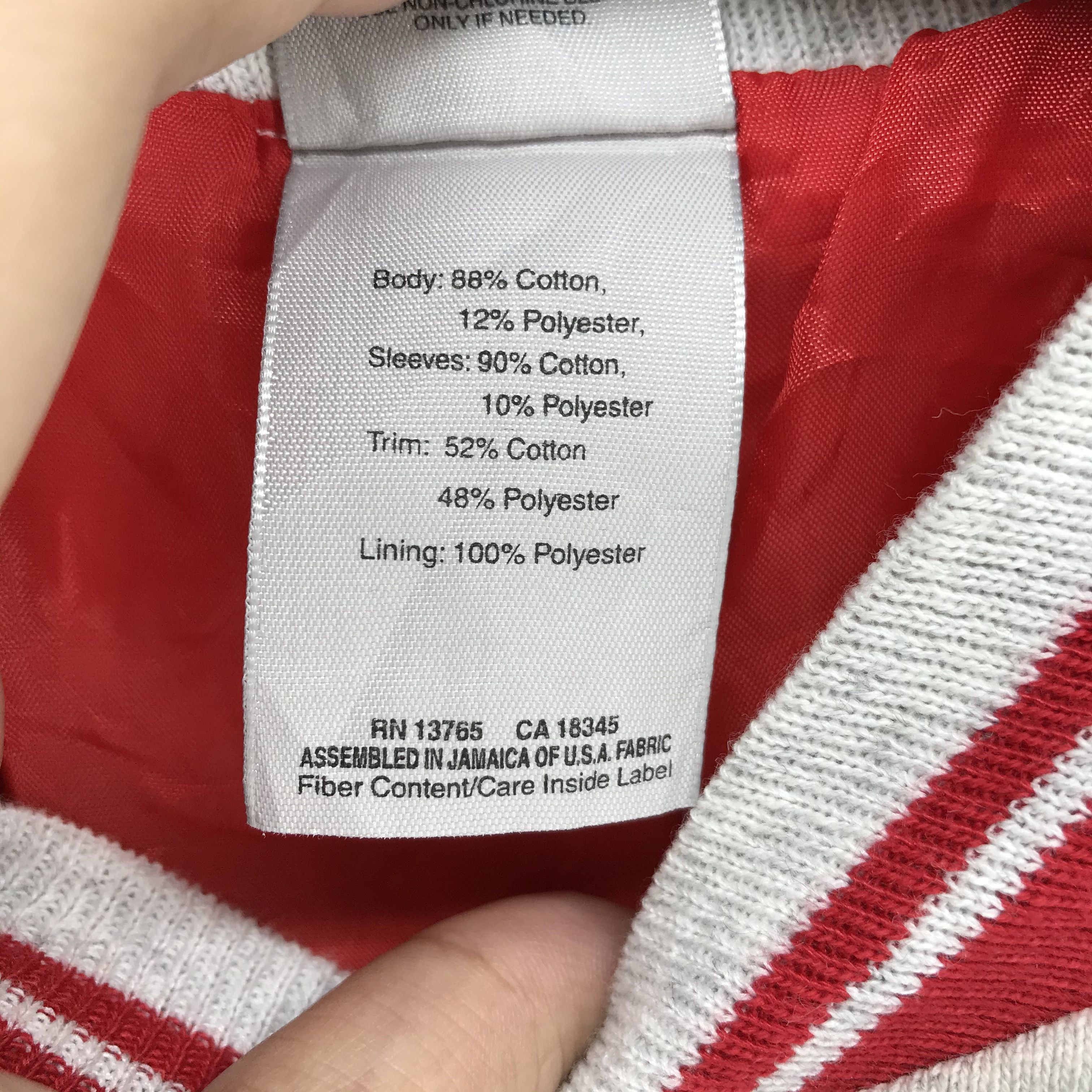 Fruit Of The Loom Vintage Terrible's Hotel Casino Varsity Jacket #1761-70 Size US XL / EU 56 / 4 - 7 Thumbnail