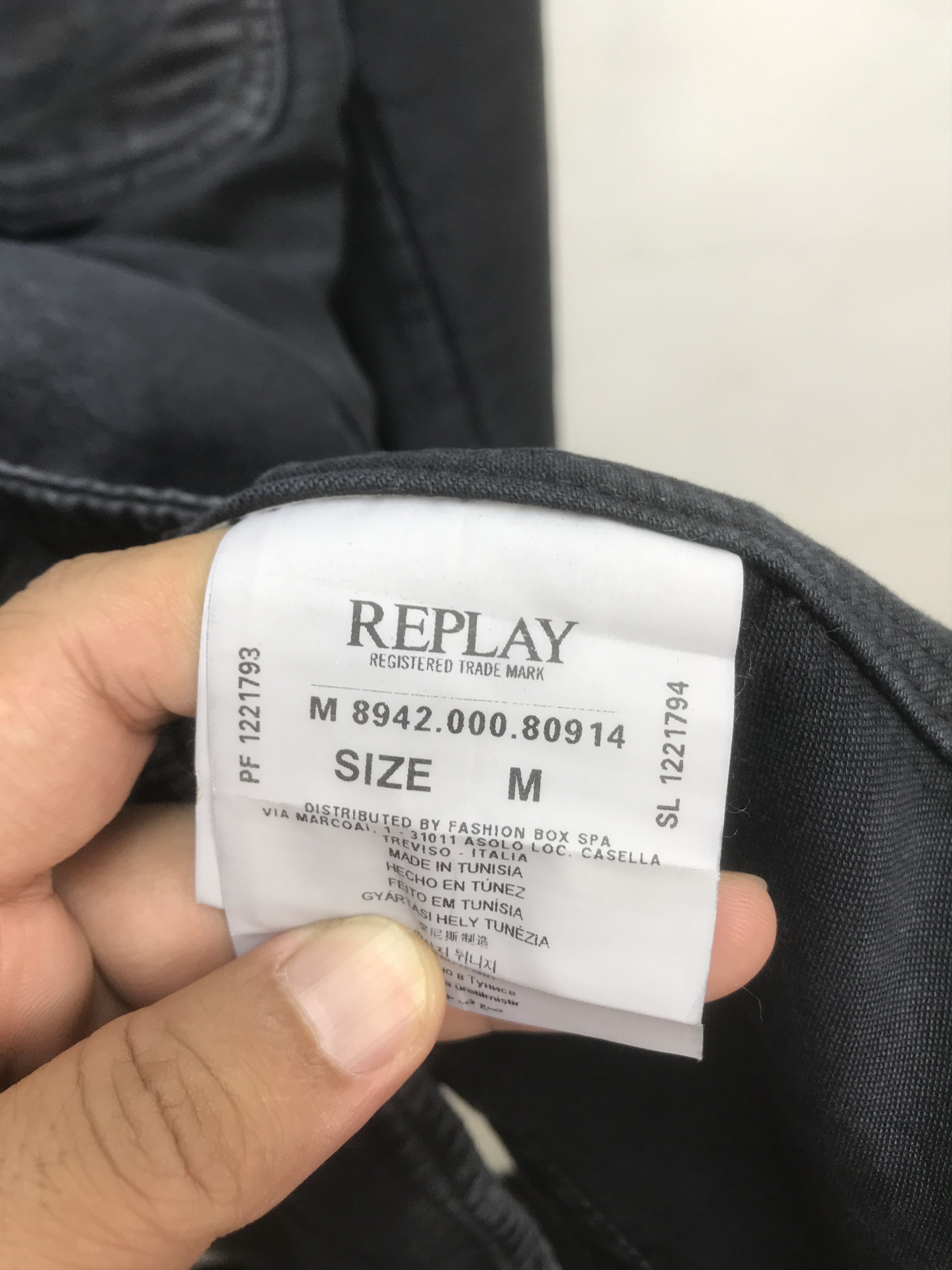 Replay REPLAY DISTRESSED LOUNGE JACKET Size US M / EU 48-50 / 2 - 9 Thumbnail