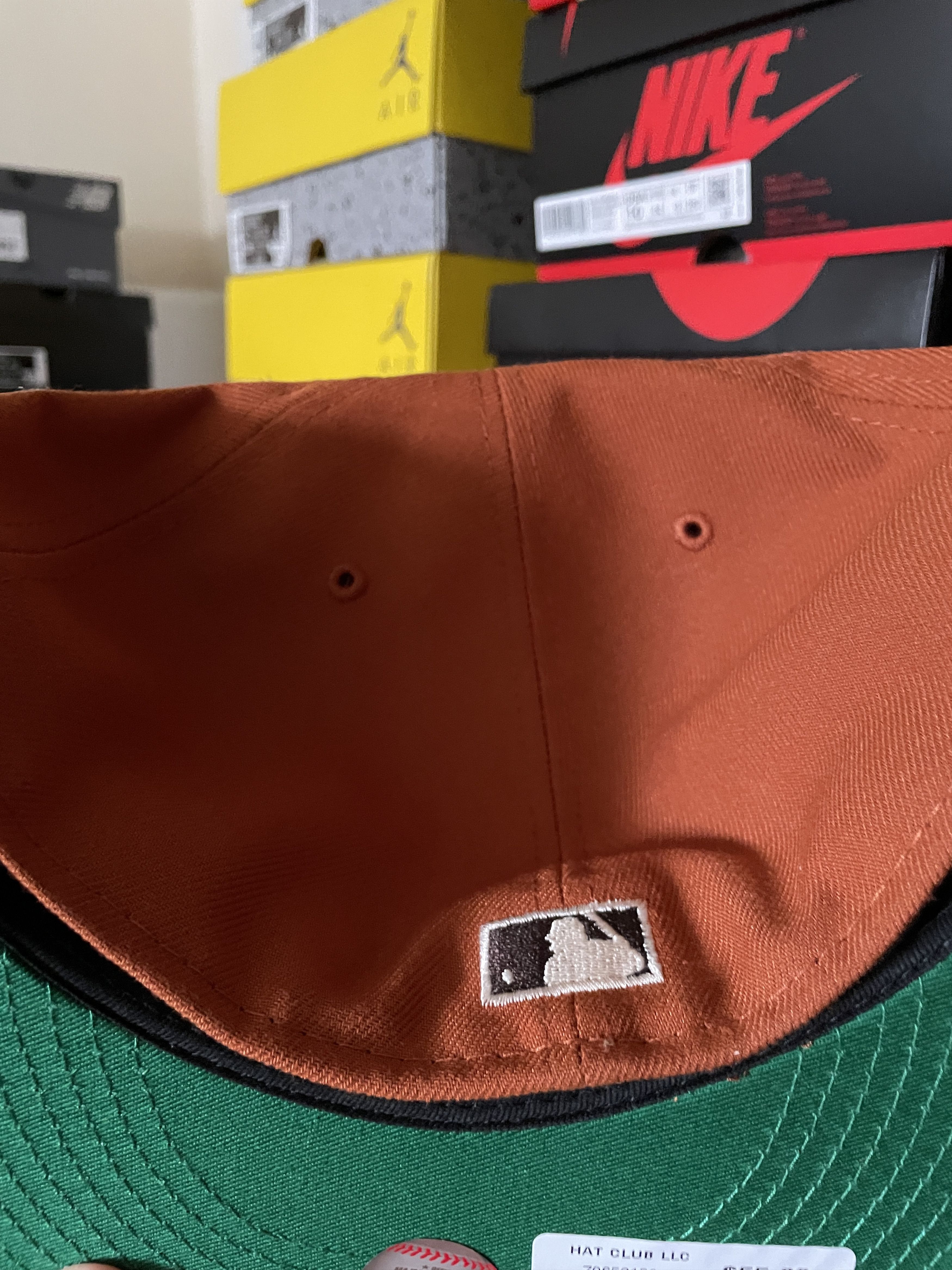 Hat Club × MLB × New Era 7 3/4 Hatclub Campfire Detroit Tigers Orange Green Stadium Size ONE SIZE - 5 Thumbnail
