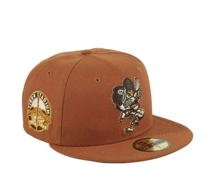 Hat Club × MLB × New Era 7 3/4 Hatclub Campfire Detroit Tigers Orange Green Stadium Size ONE SIZE - 8 Thumbnail