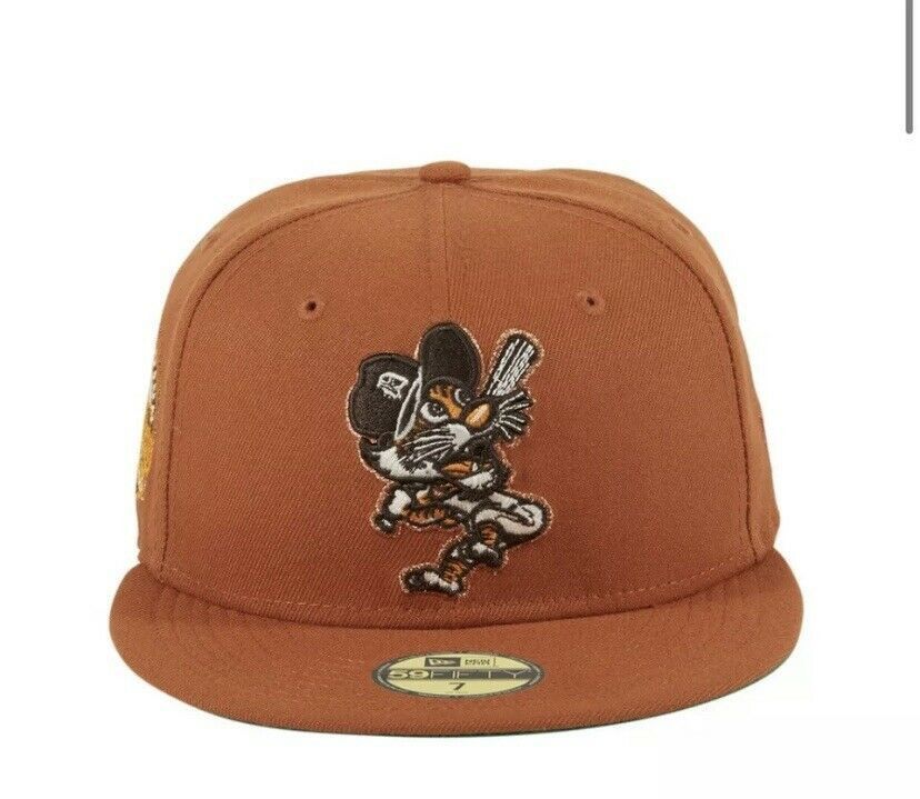 Hat Club × MLB × New Era 7 3/4 Hatclub Campfire Detroit Tigers Orange Green Stadium Size ONE SIZE - 9 Thumbnail
