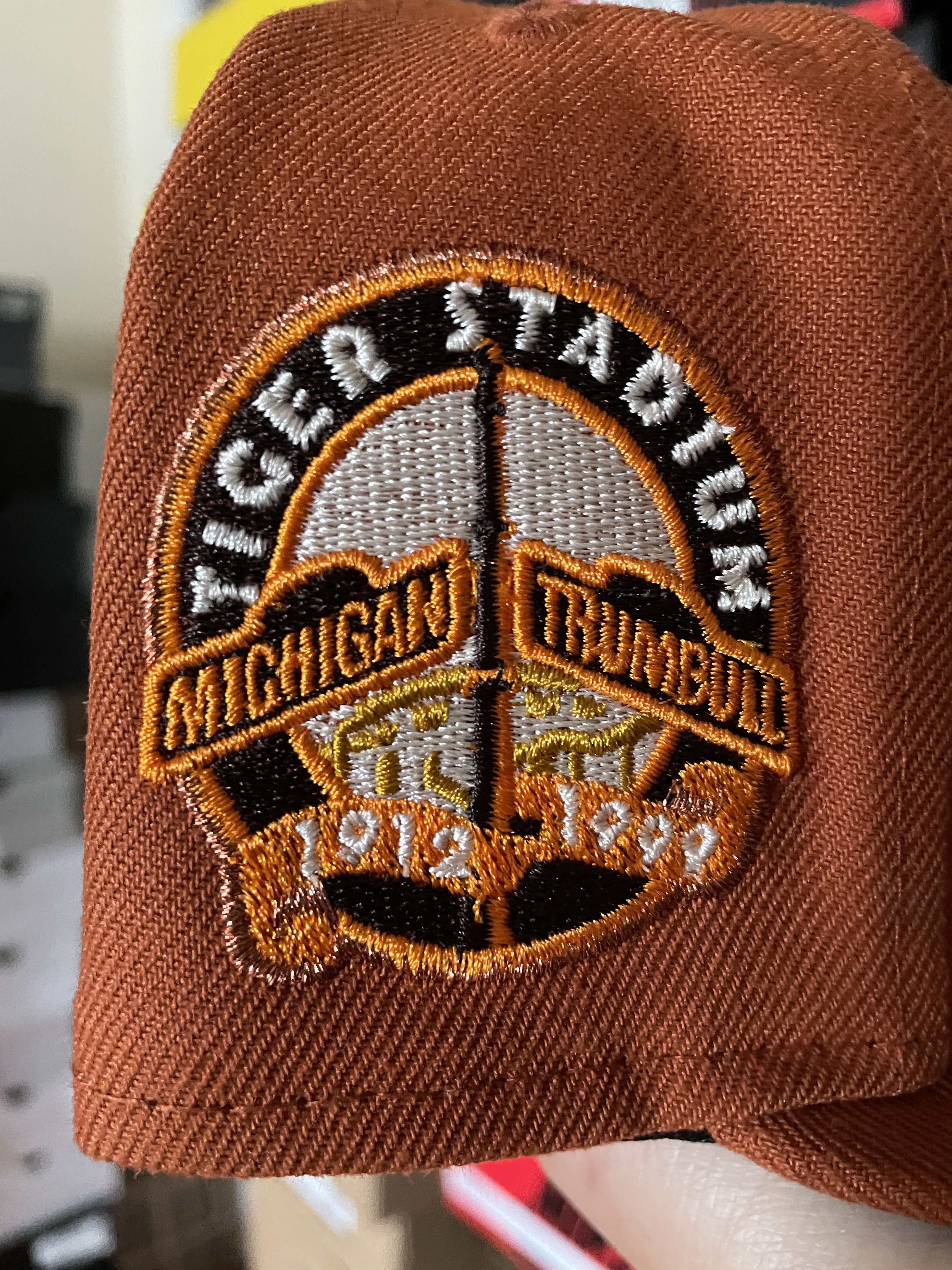 Hat Club × MLB × New Era 7 3/4 Hatclub Campfire Detroit Tigers Orange Green Stadium Size ONE SIZE - 4 Thumbnail
