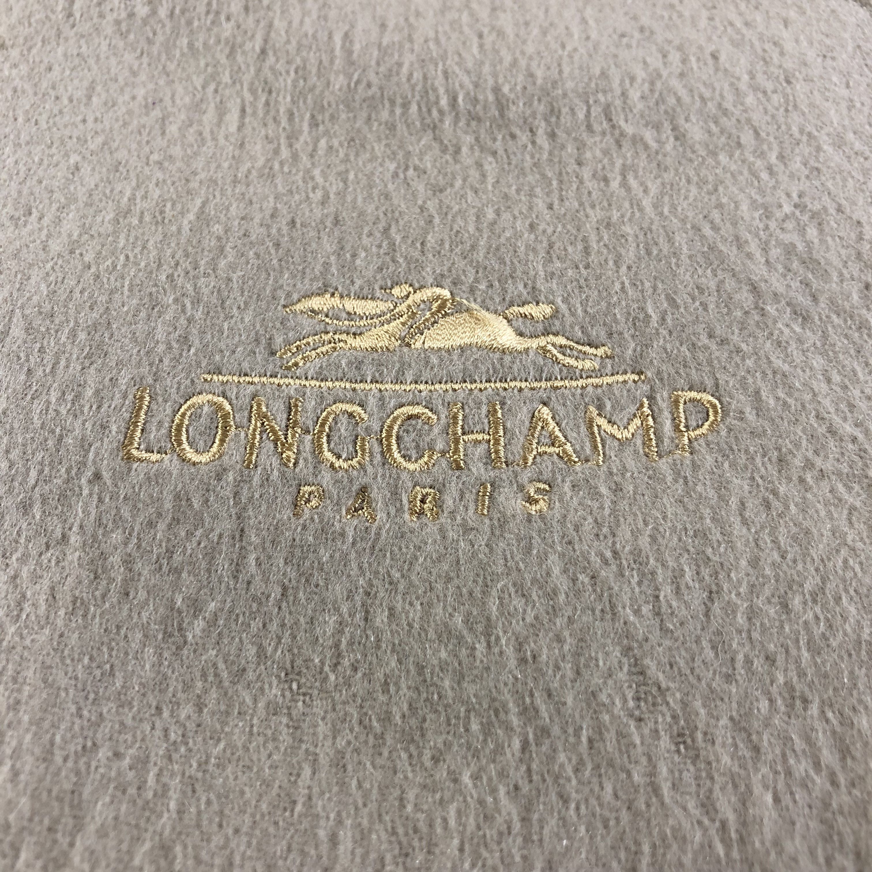 Longchamp Longchamp Cashmere Scarf Muffler V1226 Size ONE SIZE - 4 Thumbnail