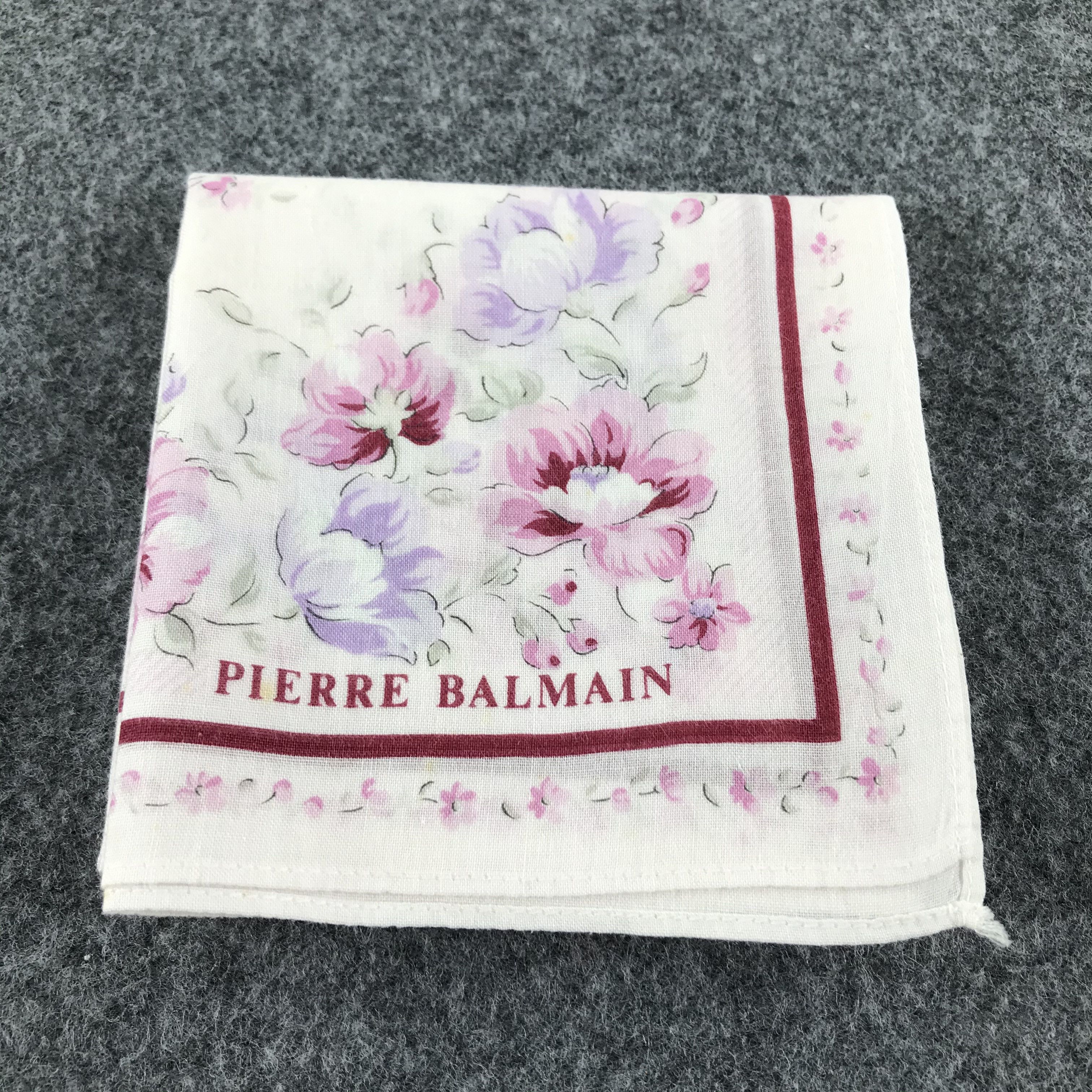 Pierre Balmain Pierre Balmain Handkerchief Neckerchief Bandana H254 Size ONE SIZE - 9 Thumbnail