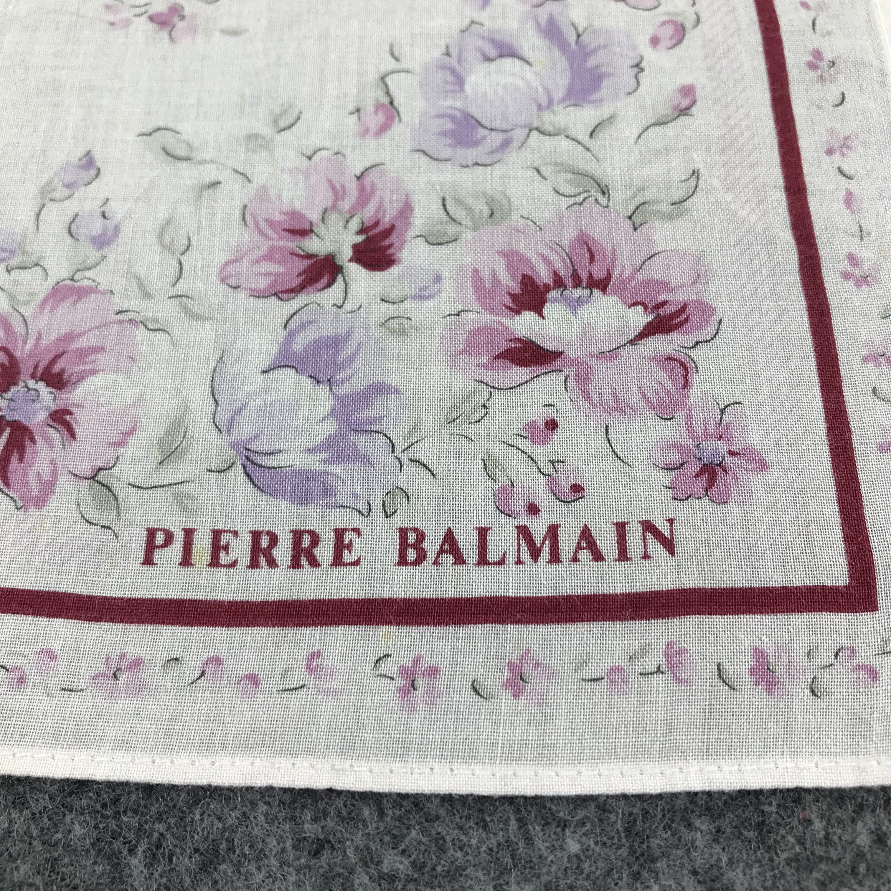 Pierre Balmain Pierre Balmain Handkerchief Neckerchief Bandana H254 Size ONE SIZE - 4 Thumbnail