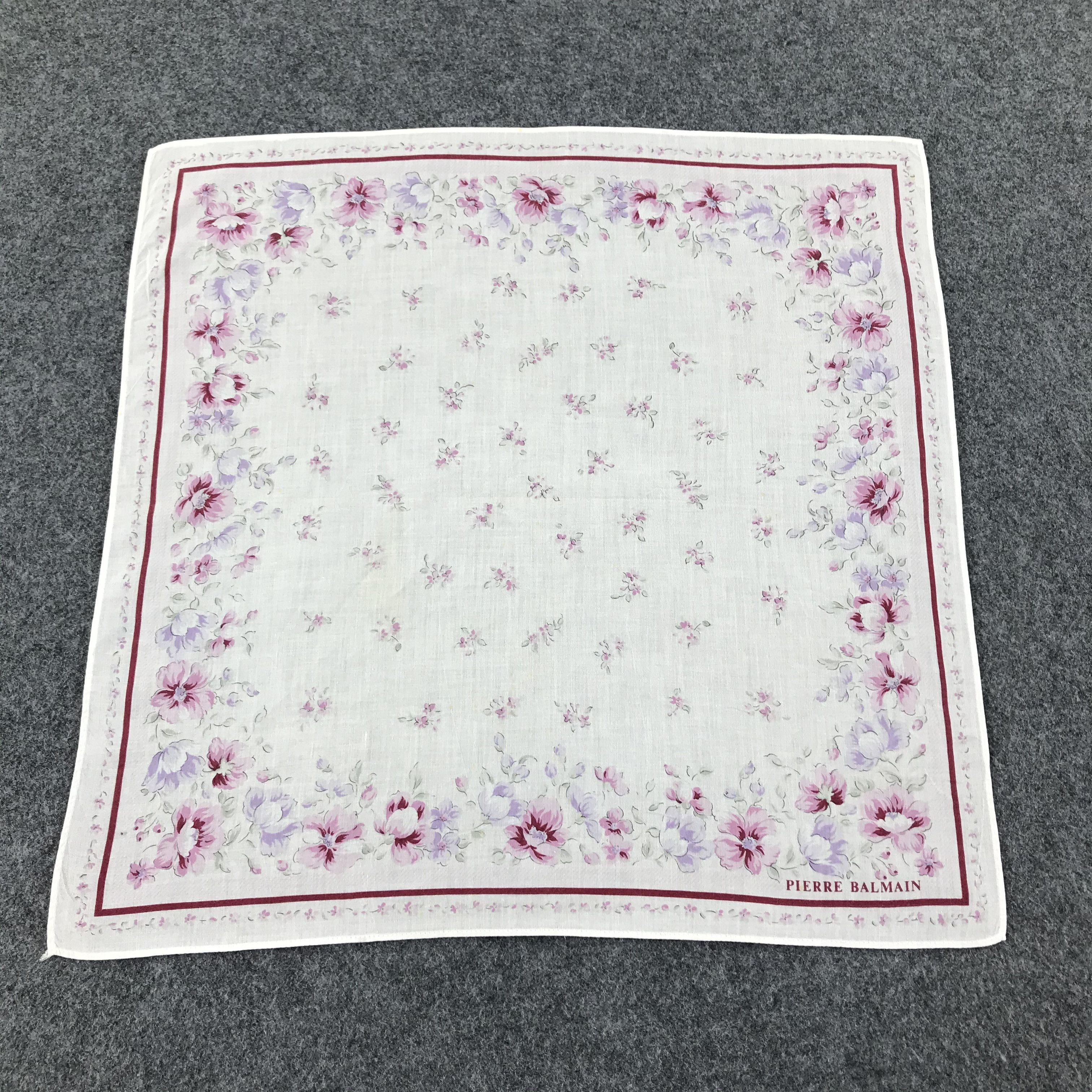 Pierre Balmain Pierre Balmain Handkerchief Neckerchief Bandana H254 Size ONE SIZE - 1 Thumbnail