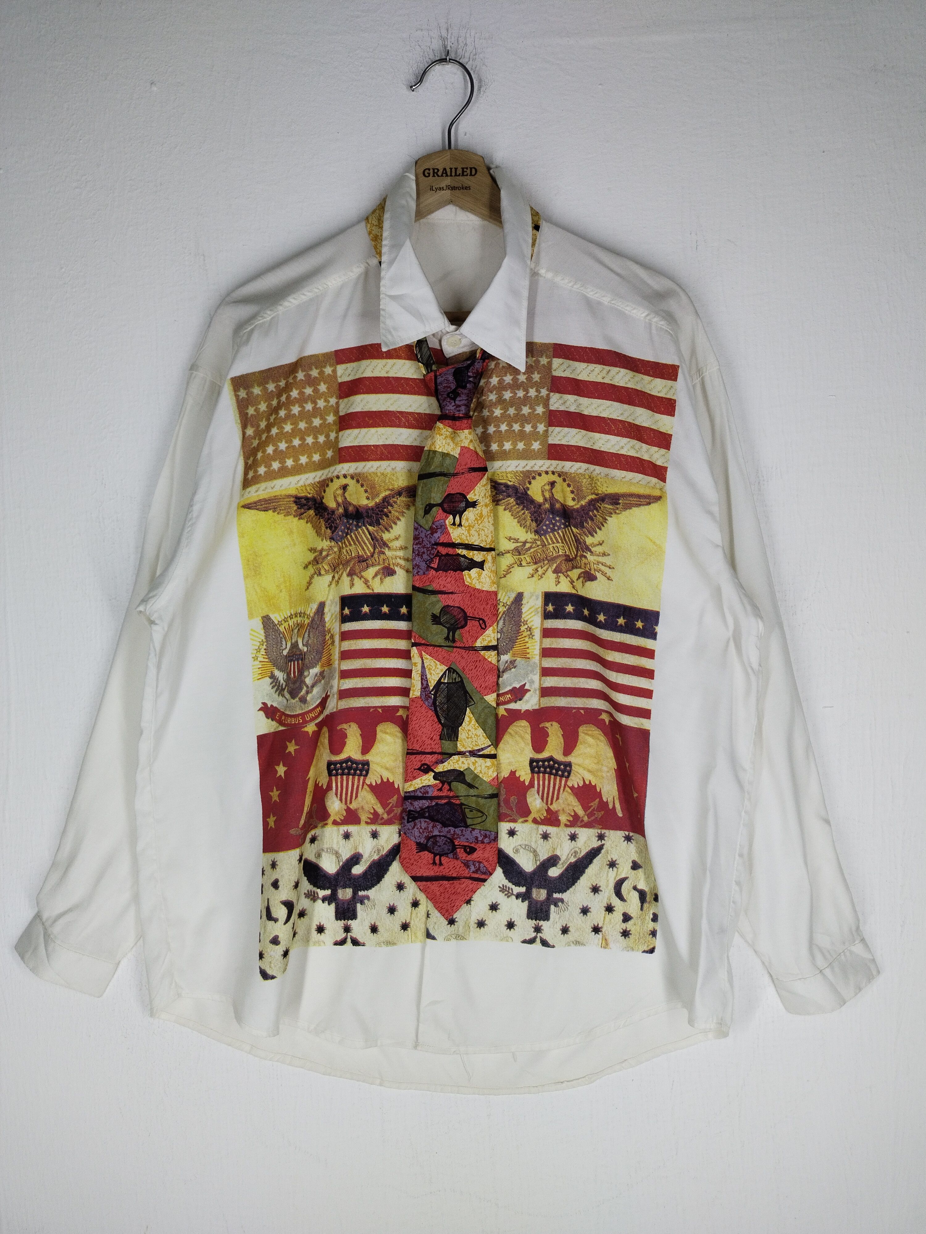 Japanese Brand 🔥 VTG FASHION NOVA AND TIE LONG SLEEVE Size US L / EU 52-54 / 3 - 1 Thumbnail