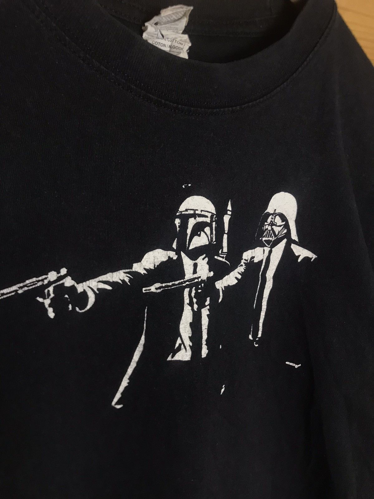 Vintage Vintage Star Wars pulp fiction humor t-shirt Size US L / EU 52-54 / 3 - 3 Thumbnail