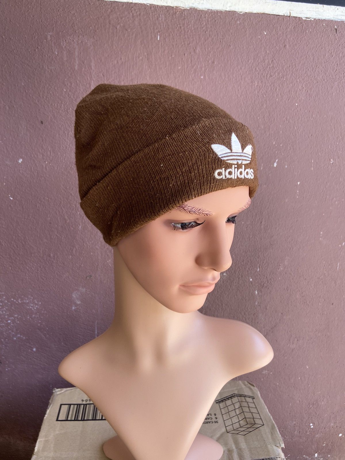 Adidas Vintage Adidas Trifoil Logo Beanie Hat Size ONE SIZE - 1 Thumbnail