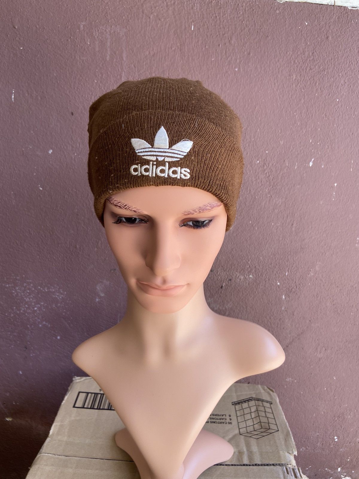 Adidas Vintage Adidas Trifoil Logo Beanie Hat Size ONE SIZE - 3 Thumbnail