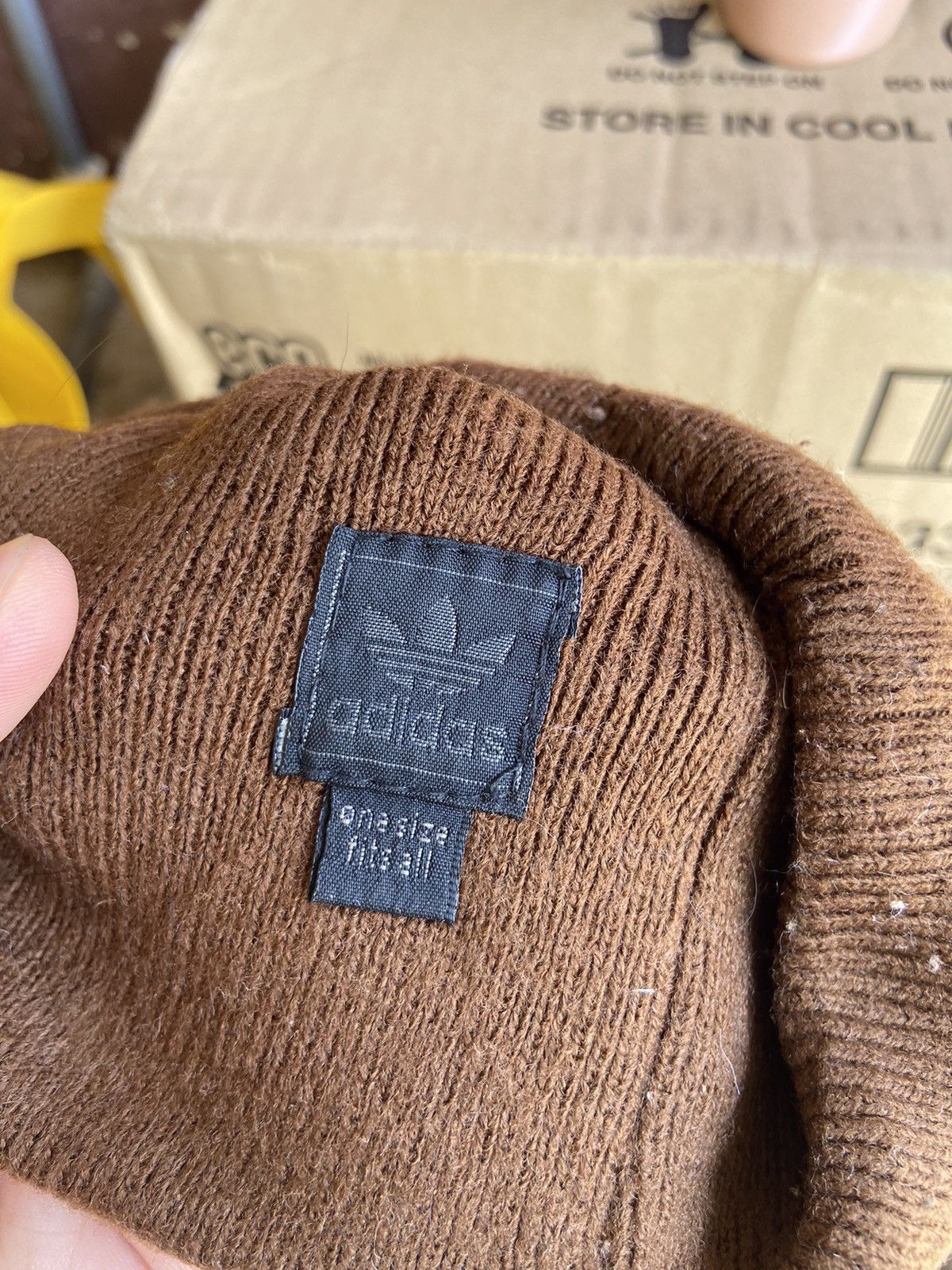 Adidas Vintage Adidas Trifoil Logo Beanie Hat Size ONE SIZE - 4 Thumbnail