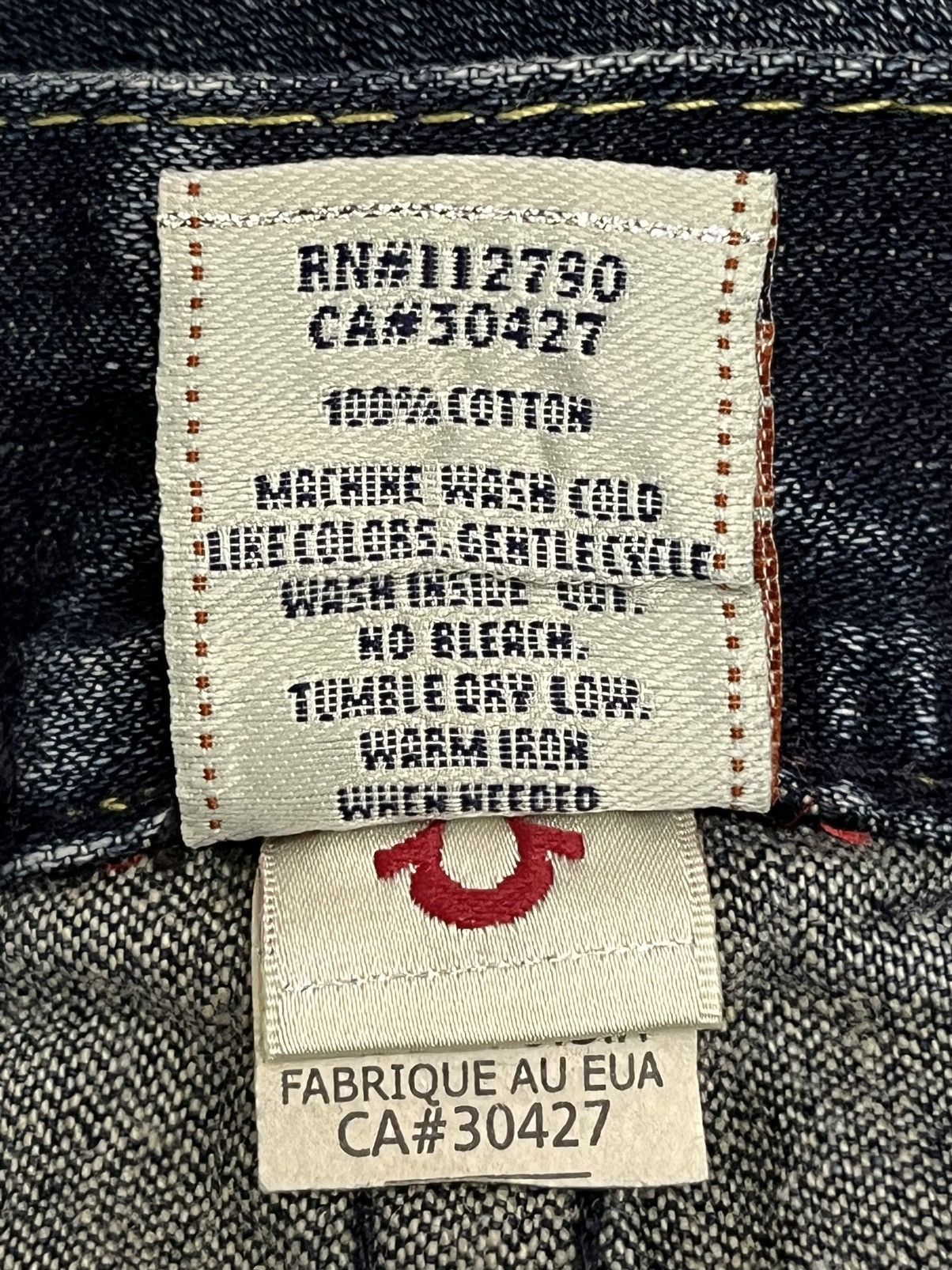 True Religion × Vintage 🔥90’s TRUE RELIGION BILLY SUPER T Whisker Denim Easy Fit Size 32" / US 10 / IT 46 - 11 Thumbnail