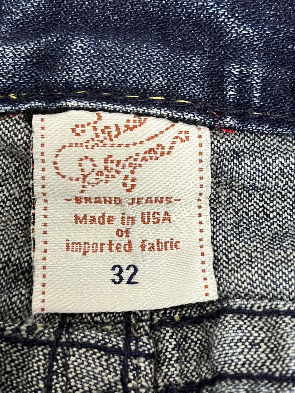True Religion × Vintage 🔥90’s TRUE RELIGION BILLY SUPER T Whisker Denim Easy Fit Size 32" / US 10 / IT 46 - 10 Thumbnail