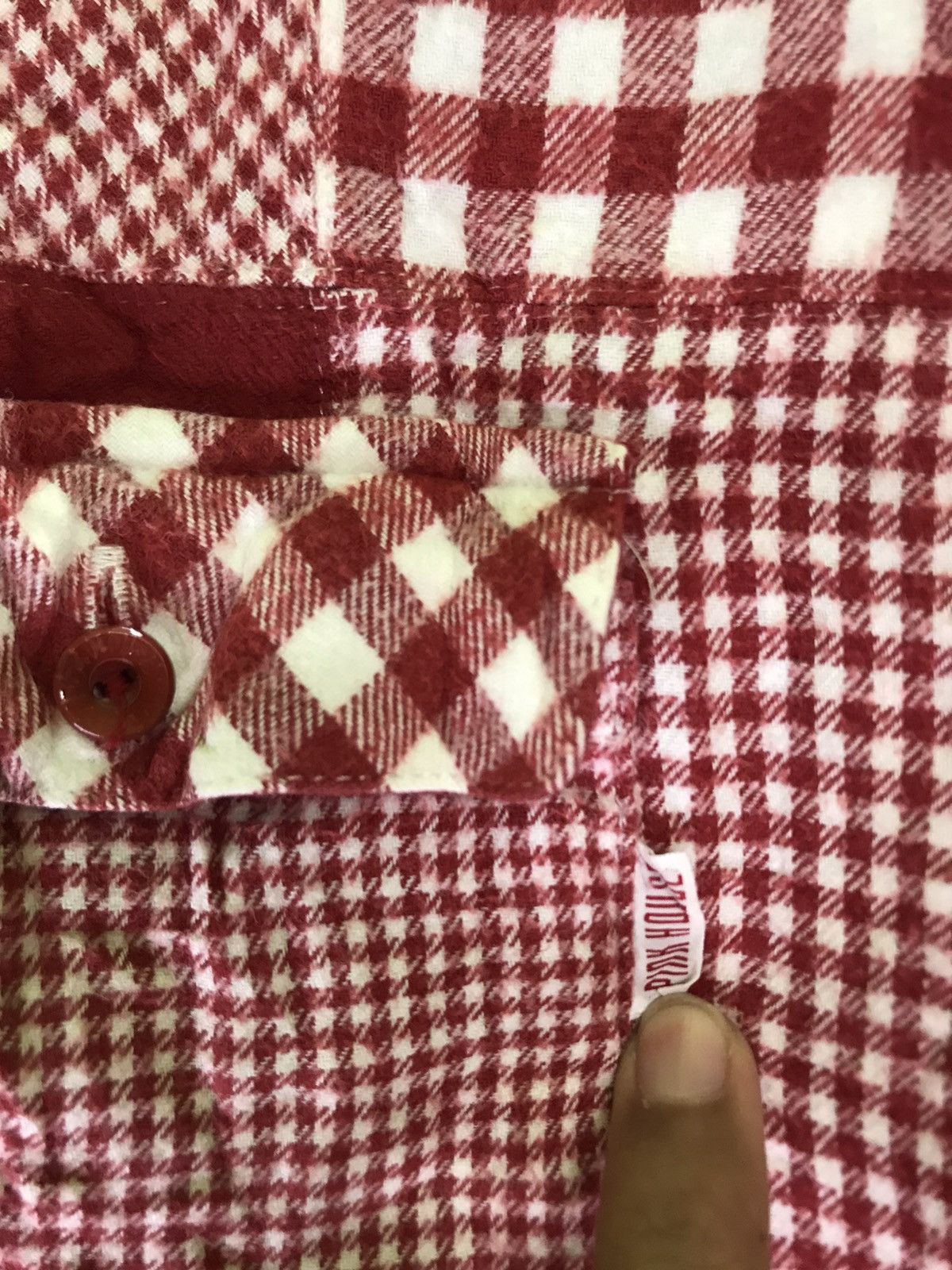 Designer Rare!🇯🇵Brand Pink House Full Patch work Hoodie Flannel Size US M / EU 48-50 / 2 - 3 Thumbnail