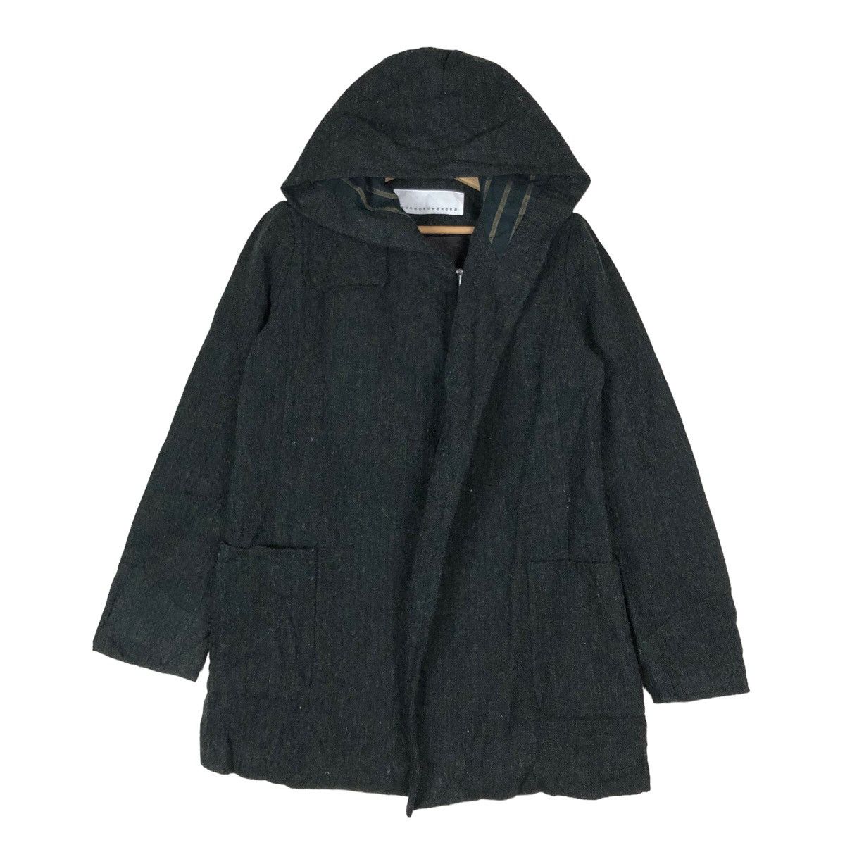 Japanese Brand SUNAO KUWAHARA LONG COAT ISSEY MIYAKE Size US S / EU 44-46 / 1 - 1 Thumbnail