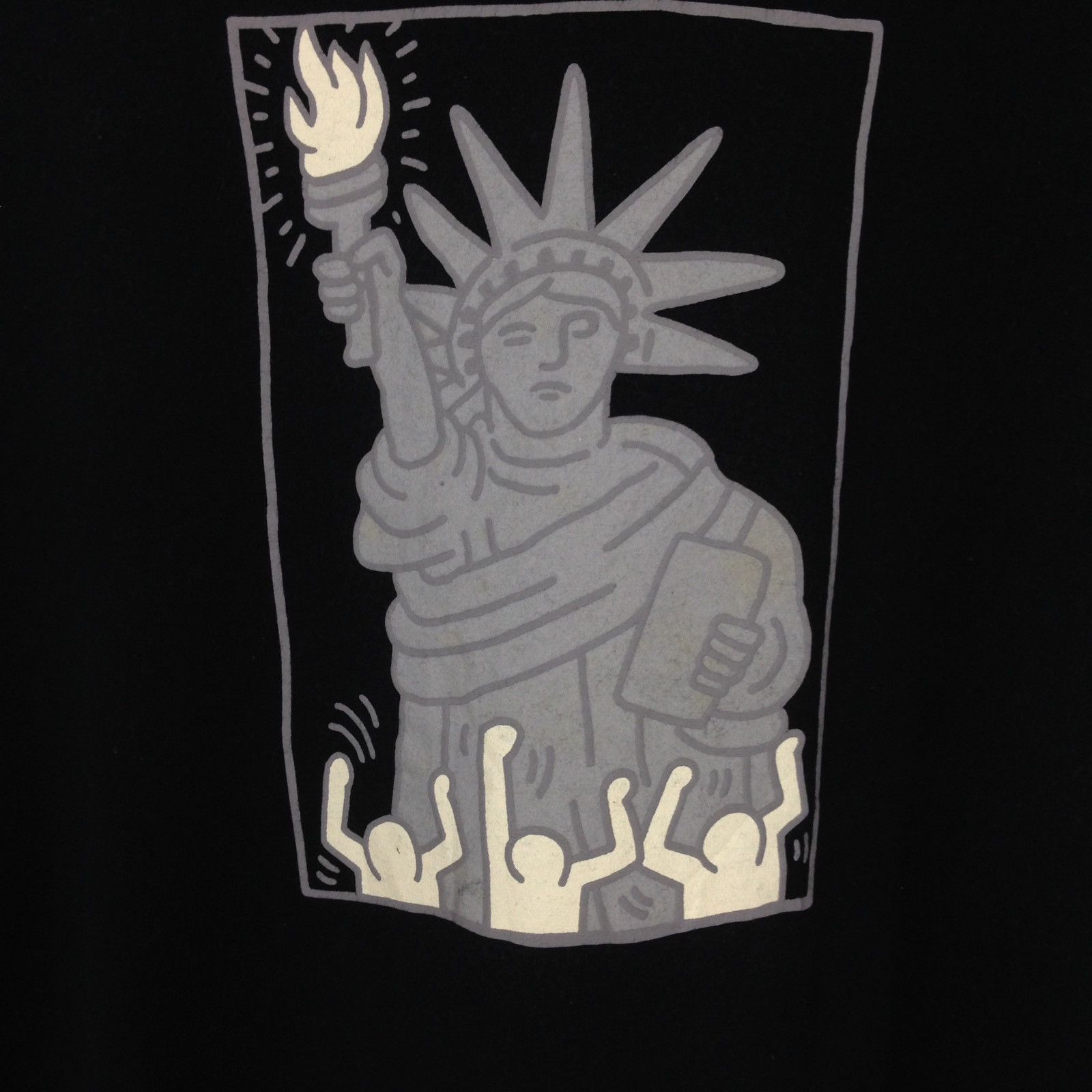 Keith Haring Vintage Keith Haring Pop Art American Artwork Style Size US L / EU 52-54 / 3 - 3 Thumbnail