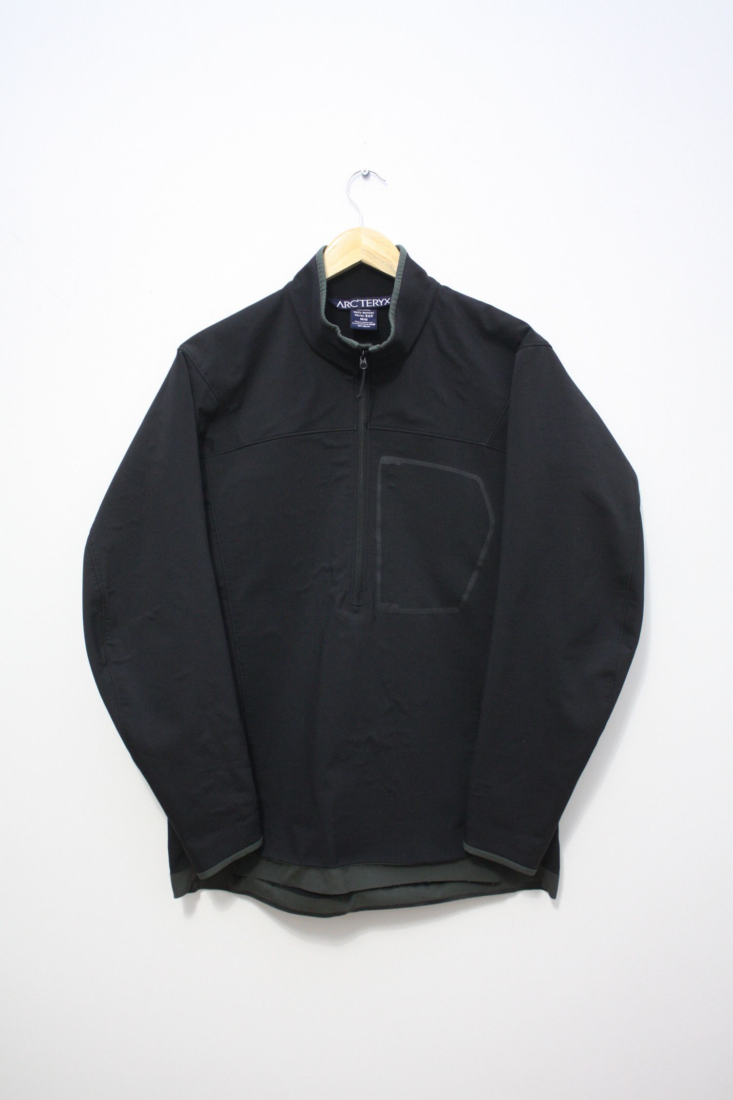 Arc'Teryx Black Snap-T Pullover Softshell Medium Men's