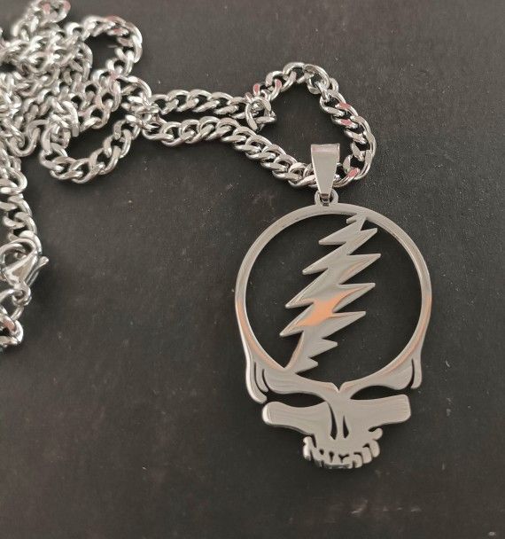 Jewelry Deadhead Skull Chain Necklace Size ONE SIZE - 2 Thumbnail
