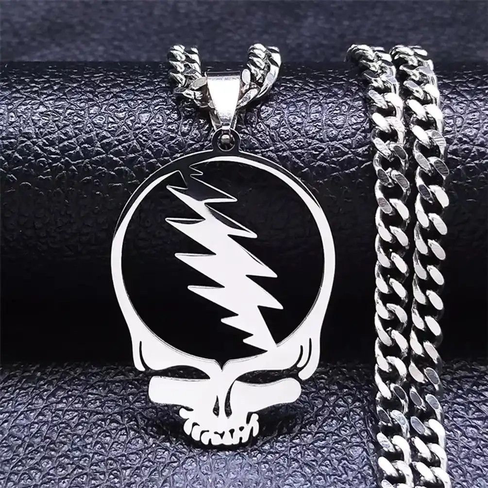 Jewelry Deadhead Skull Chain Necklace Size ONE SIZE - 5 Thumbnail