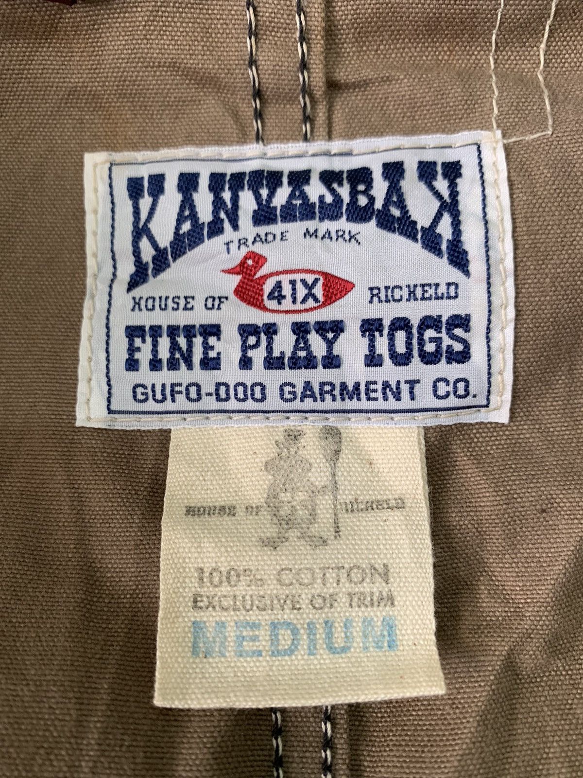 Japanese Brand Rare Like New Kanvasbak Toughness Jacket by Gufo Doo Garment Size US M / EU 48-50 / 2 - 15 Thumbnail