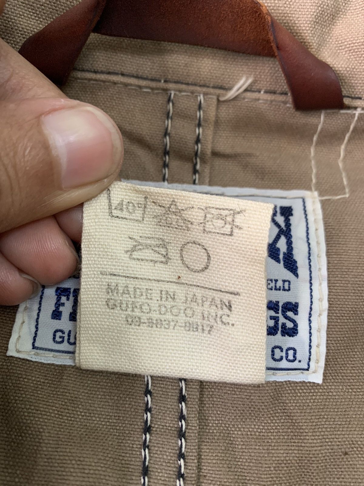 Japanese Brand Rare Like New Kanvasbak Toughness Jacket by Gufo Doo Garment Size US M / EU 48-50 / 2 - 16 Thumbnail
