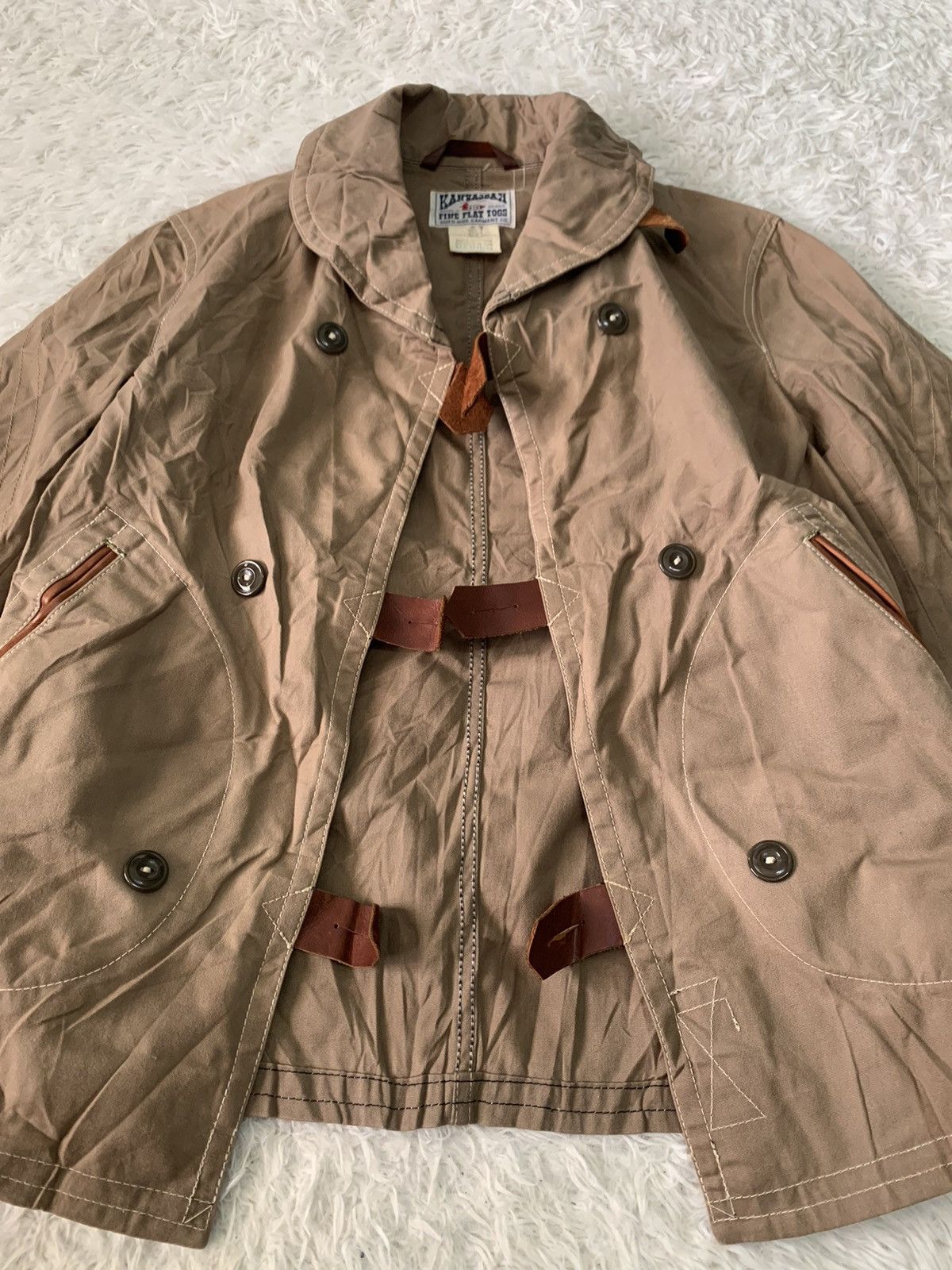 Japanese Brand Rare Like New Kanvasbak Toughness Jacket by Gufo Doo Garment Size US M / EU 48-50 / 2 - 11 Thumbnail