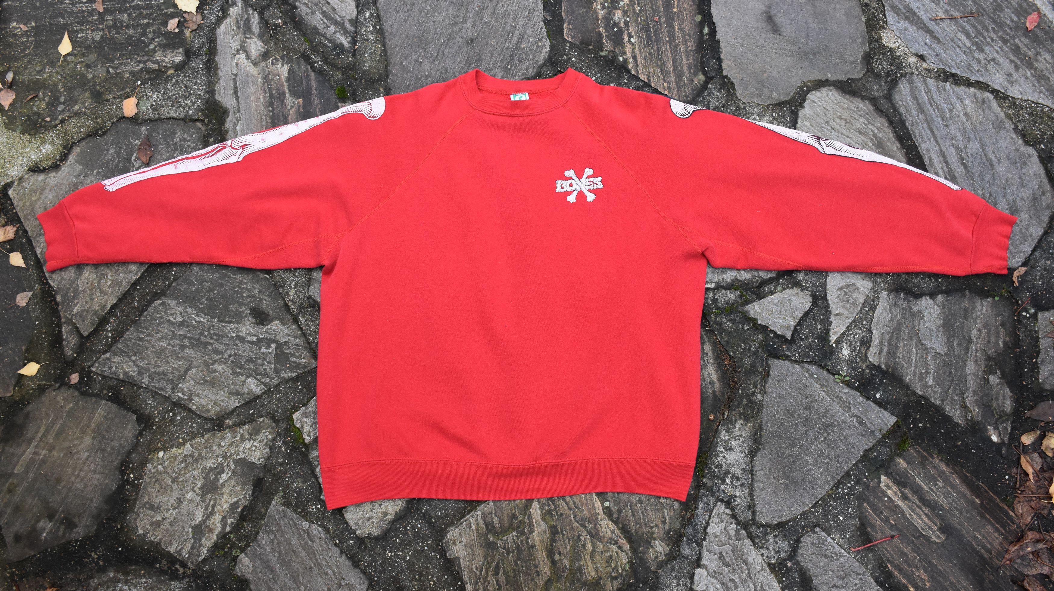 Powell Peralta × Vintage 80s vintage Powell Peralta Sweater Pullover Bones Brigade Size US XL / EU 56 / 4 - 2 Thumbnail