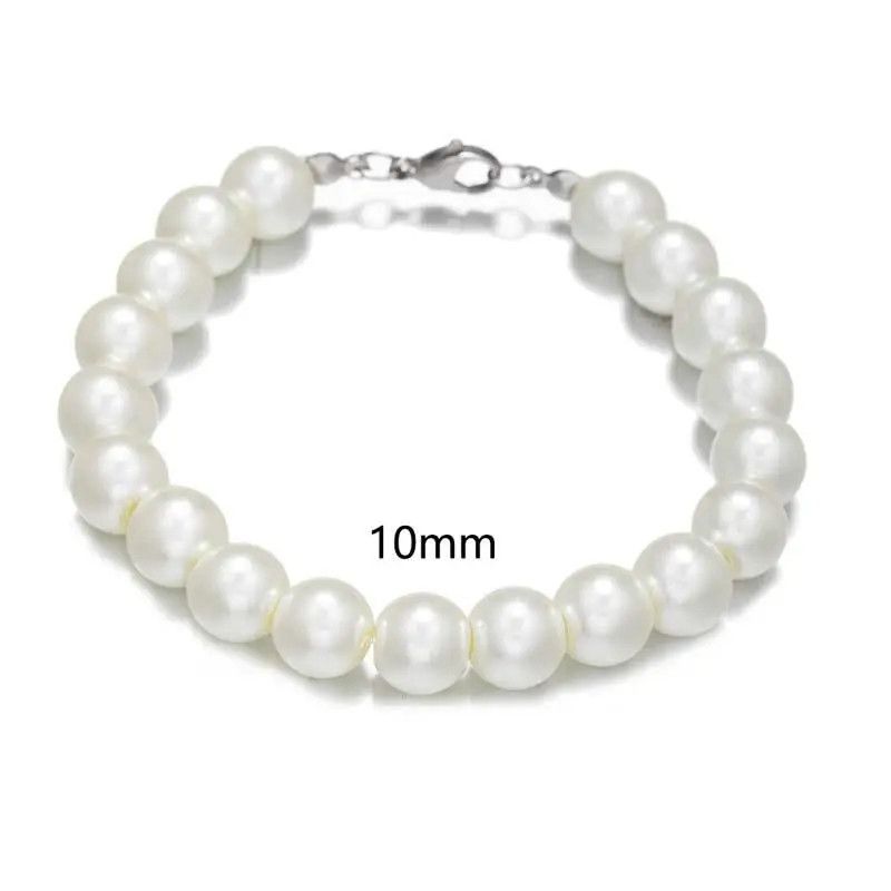 Jewelry 10mm Handmade Elastic Beads Bracelets Size ONE SIZE - 4 Thumbnail