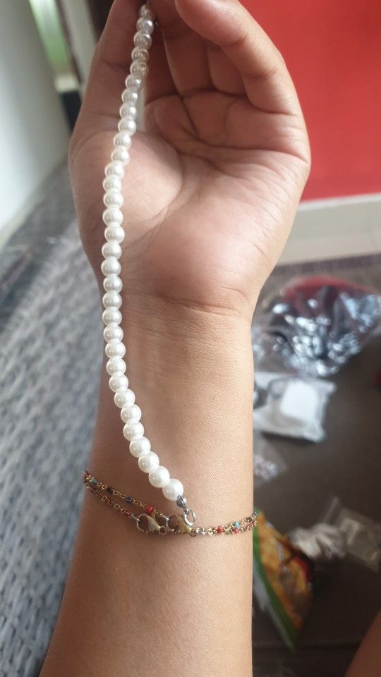 Jewelry 10mm Handmade Elastic Beads Bracelets Size ONE SIZE - 2 Thumbnail