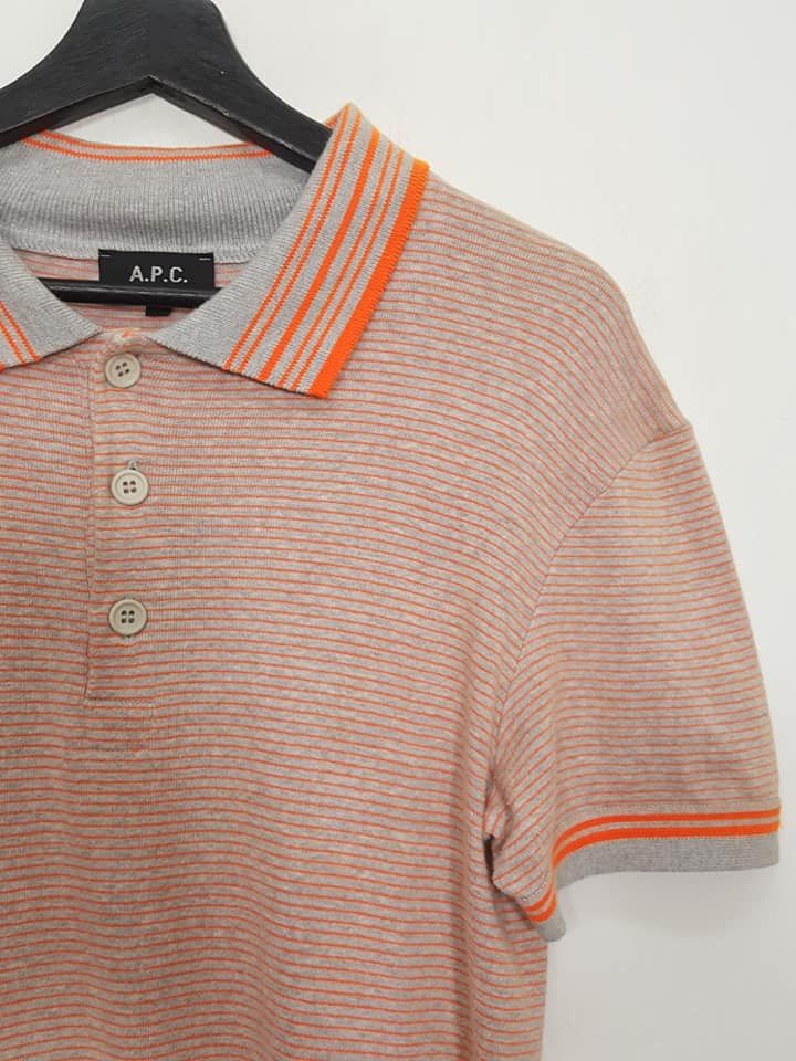 A.P.C. APC Stripes Polo Shirt Size US S / EU 44-46 / 1 - 4 Thumbnail