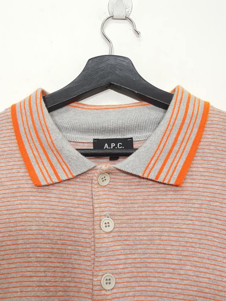 A.P.C. APC Stripes Polo Shirt Size US S / EU 44-46 / 1 - 5 Thumbnail