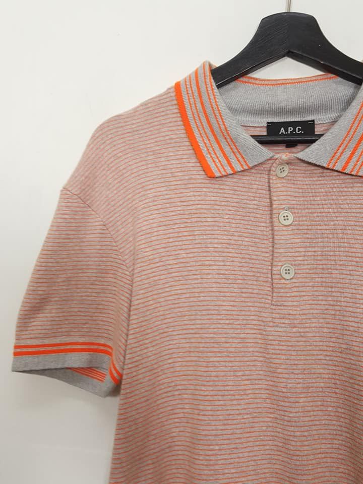 A.P.C. APC Stripes Polo Shirt Size US S / EU 44-46 / 1 - 3 Thumbnail