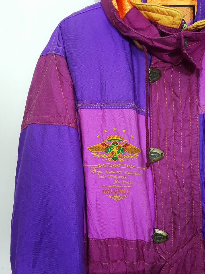 Vintage Goldwin Ski Snowboard Hooded Jacket Size US M / EU 48-50 / 2 - 23 Thumbnail