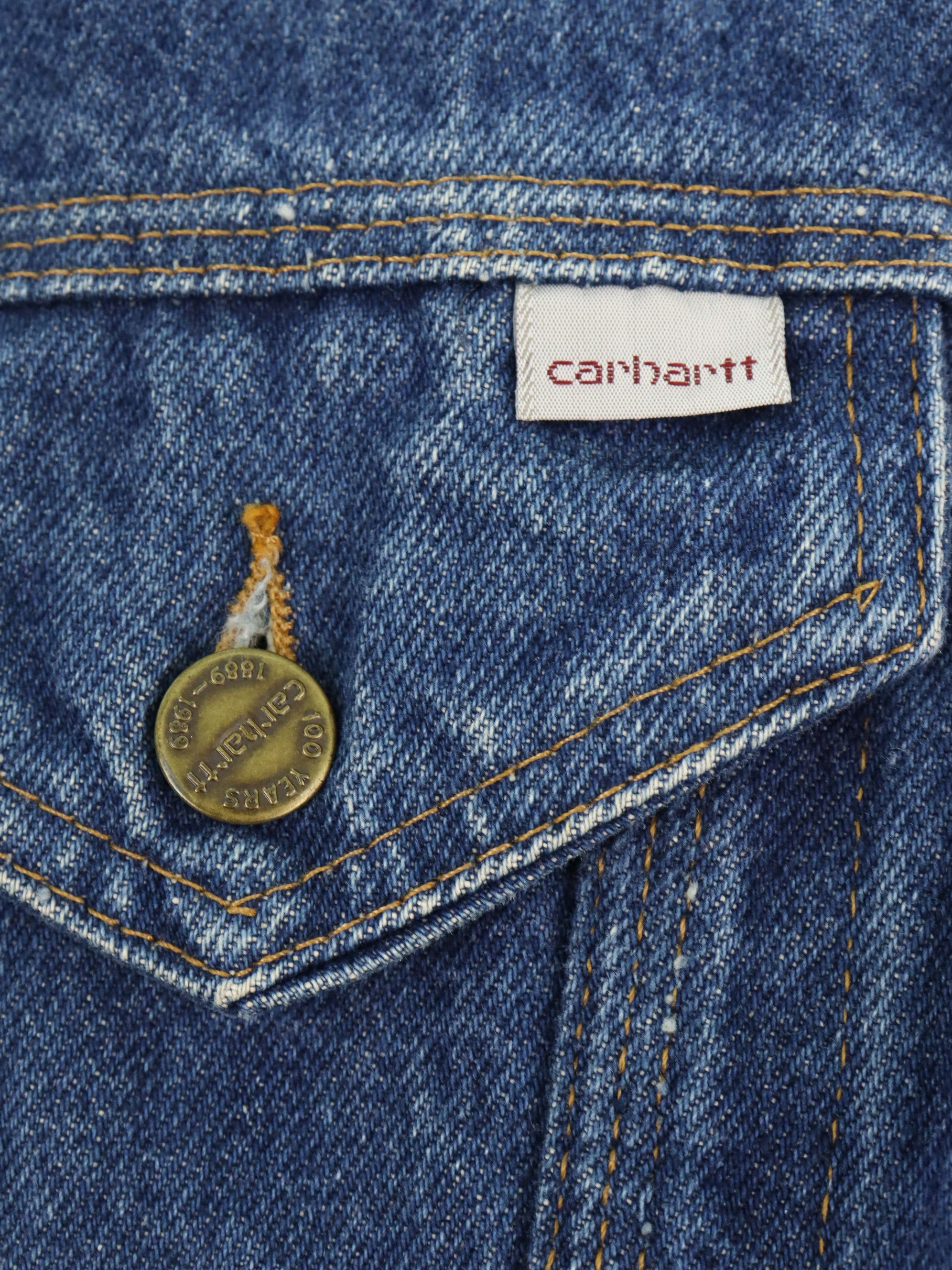 Carhartt Vintage Carhartt 100 Year Anniversary Trucker Denim Jacket Size US M / EU 48-50 / 2 - 11 Thumbnail