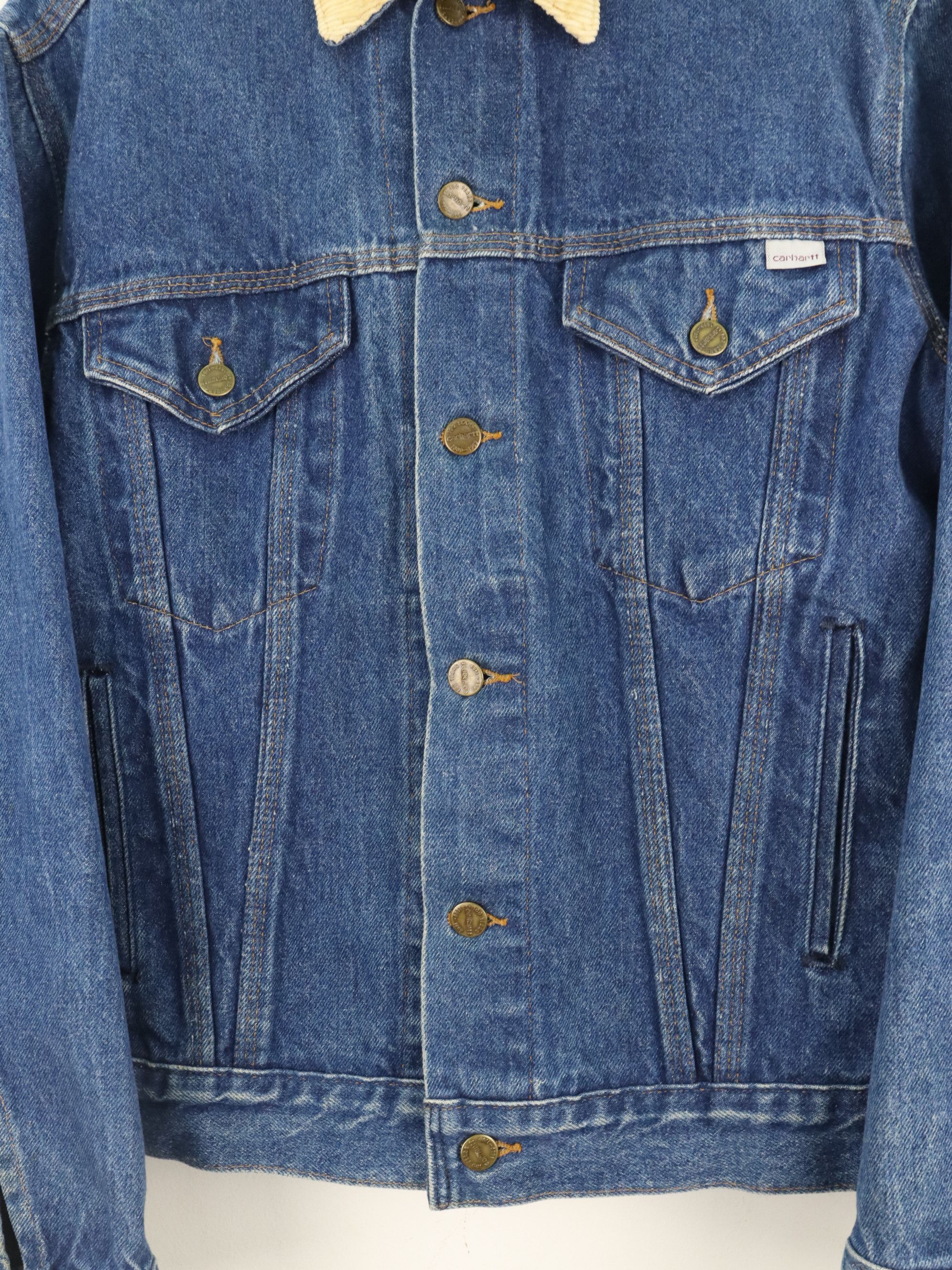 Carhartt Vintage Carhartt 100 Year Anniversary Trucker Denim Jacket Size US M / EU 48-50 / 2 - 13 Thumbnail