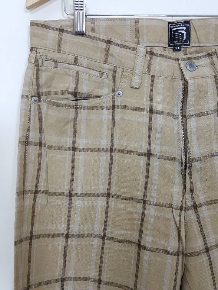 Designer × Japanese Brand Japanese Brand SACRIFICE Grid Design Pants MADE IN JAPAN Size US 35 - 5 Thumbnail