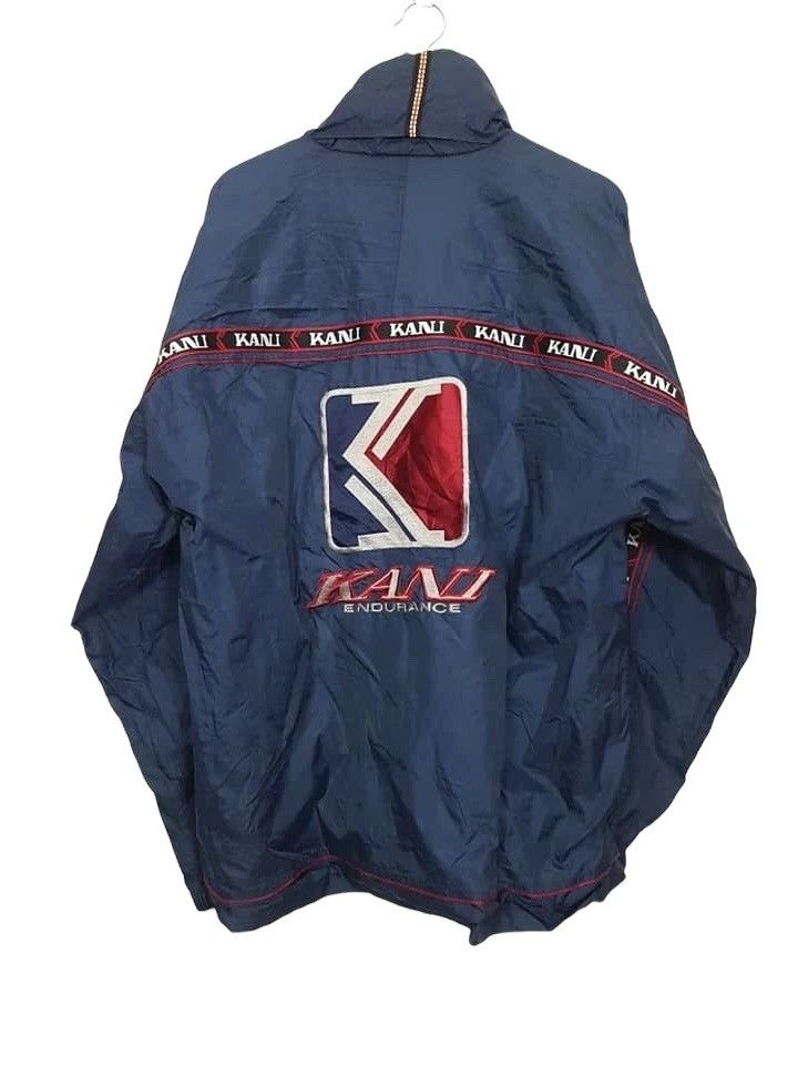 Karl Kani × Vintage Sidetape Polyester Light Rain Hooded Zipper Jacket Size US XL / EU 56 / 4 - 1 Thumbnail