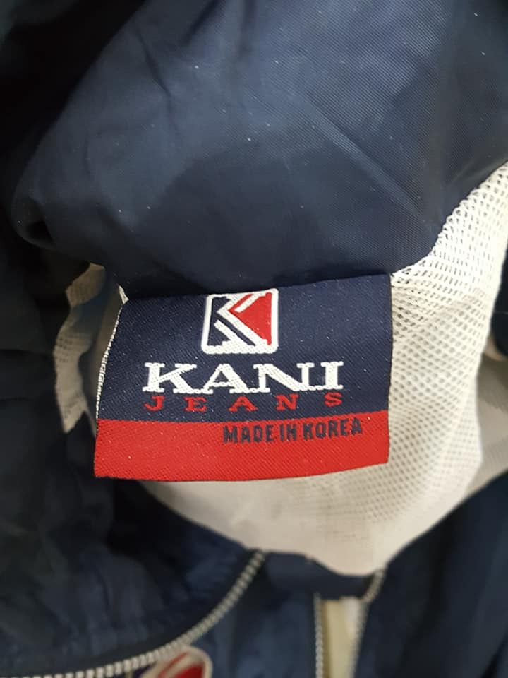 Karl Kani × Vintage Sidetape Polyester Light Rain Hooded Zipper Jacket Size US XL / EU 56 / 4 - 11 Thumbnail