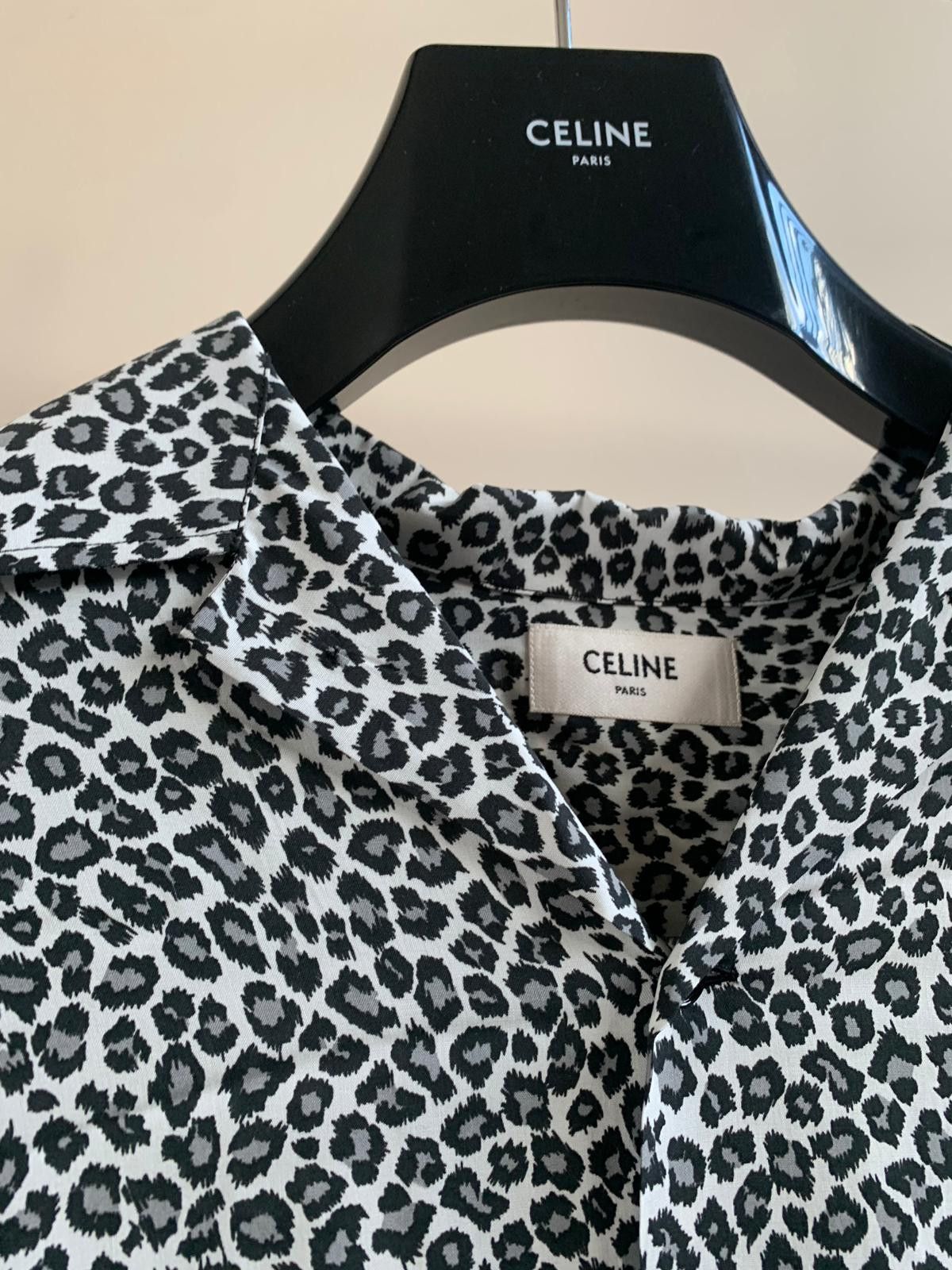 Celine Button Up Shirt in Animal Print Button Up Size US S / EU 44-46 / 1 - 6 Thumbnail