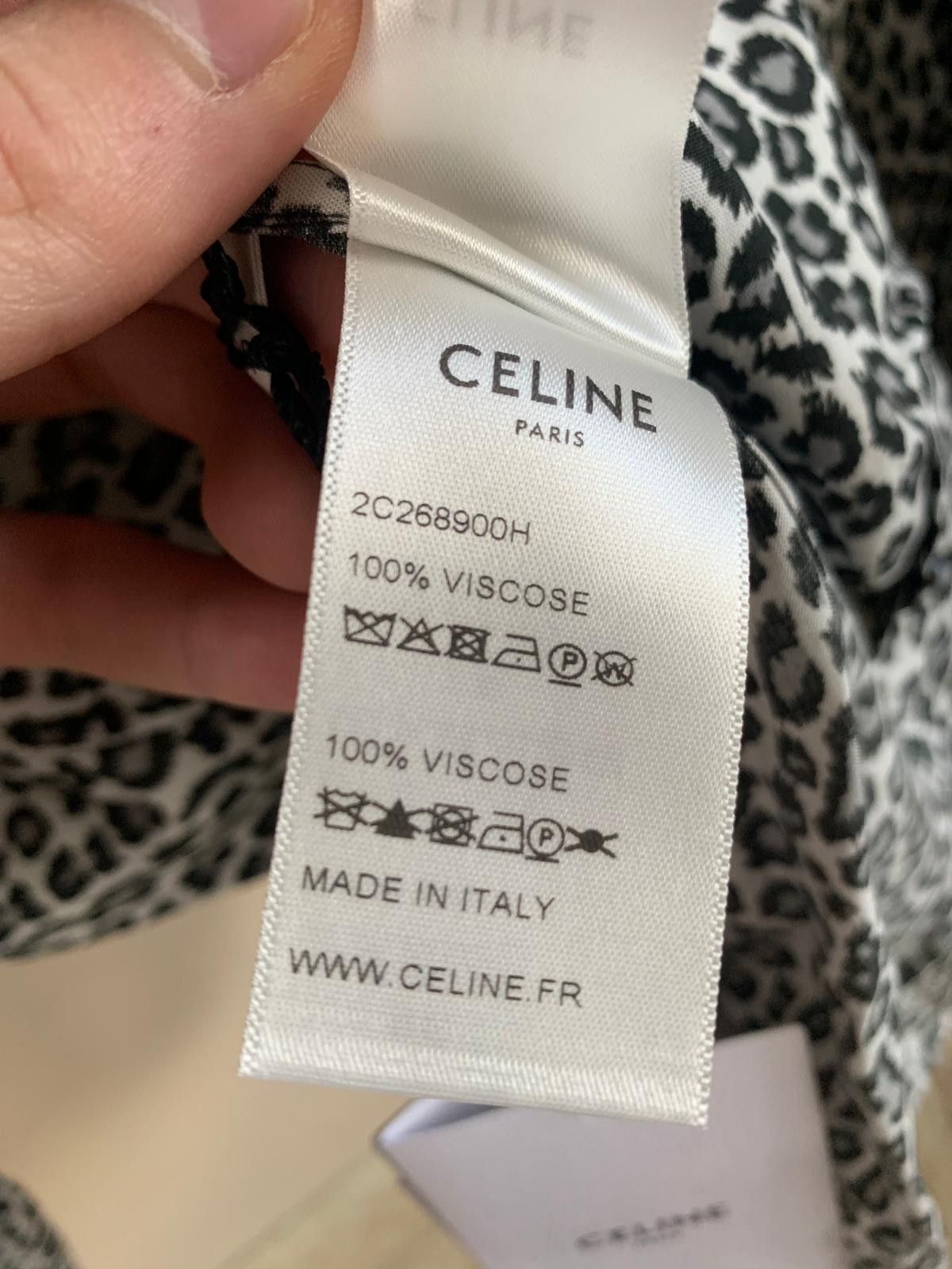 Celine Button Up Shirt in Animal Print Button Up Size US S / EU 44-46 / 1 - 8 Thumbnail