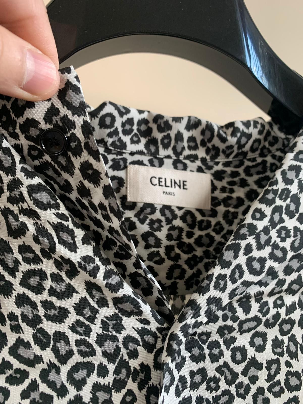 Celine Button Up Shirt in Animal Print Button Up Size US S / EU 44-46 / 1 - 5 Thumbnail
