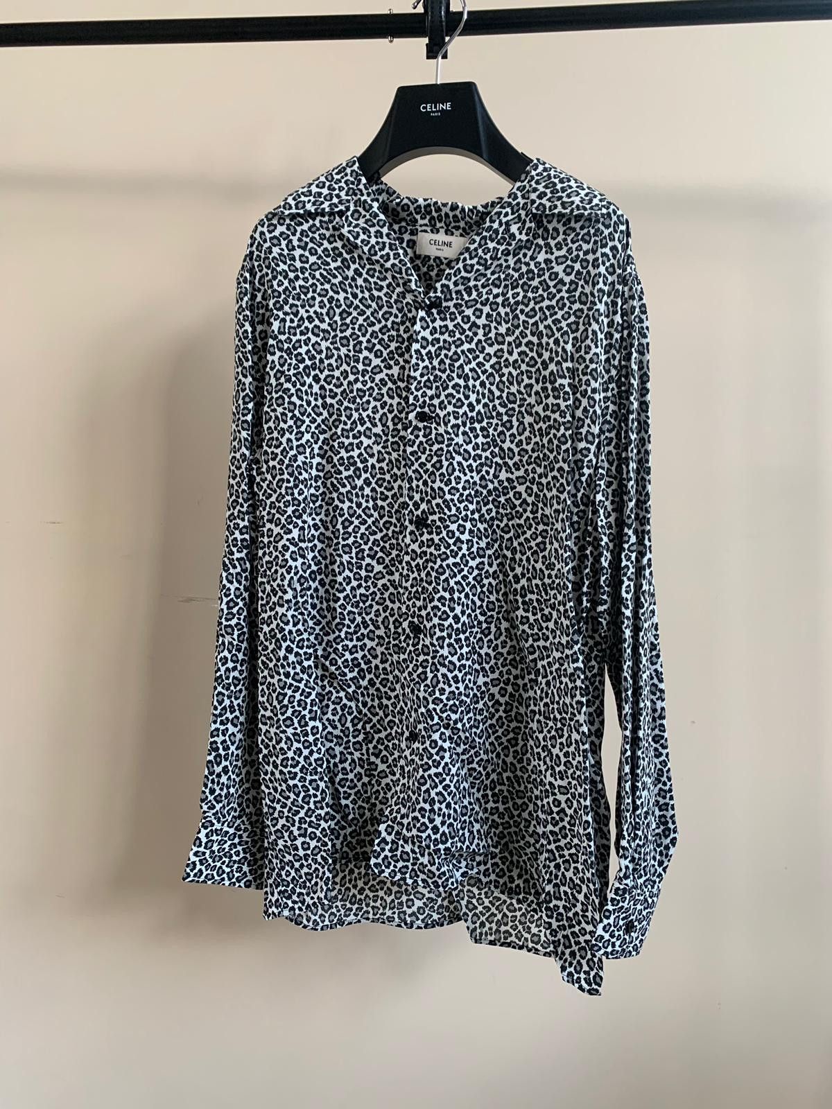 Celine Button Up Shirt in Animal Print Button Up Size US S / EU 44-46 / 1 - 2 Thumbnail