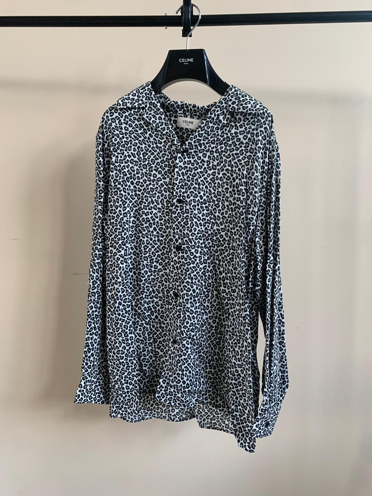 Celine Button Up Shirt in Animal Print Button Up Size US S / EU 44-46 / 1 - 3 Thumbnail