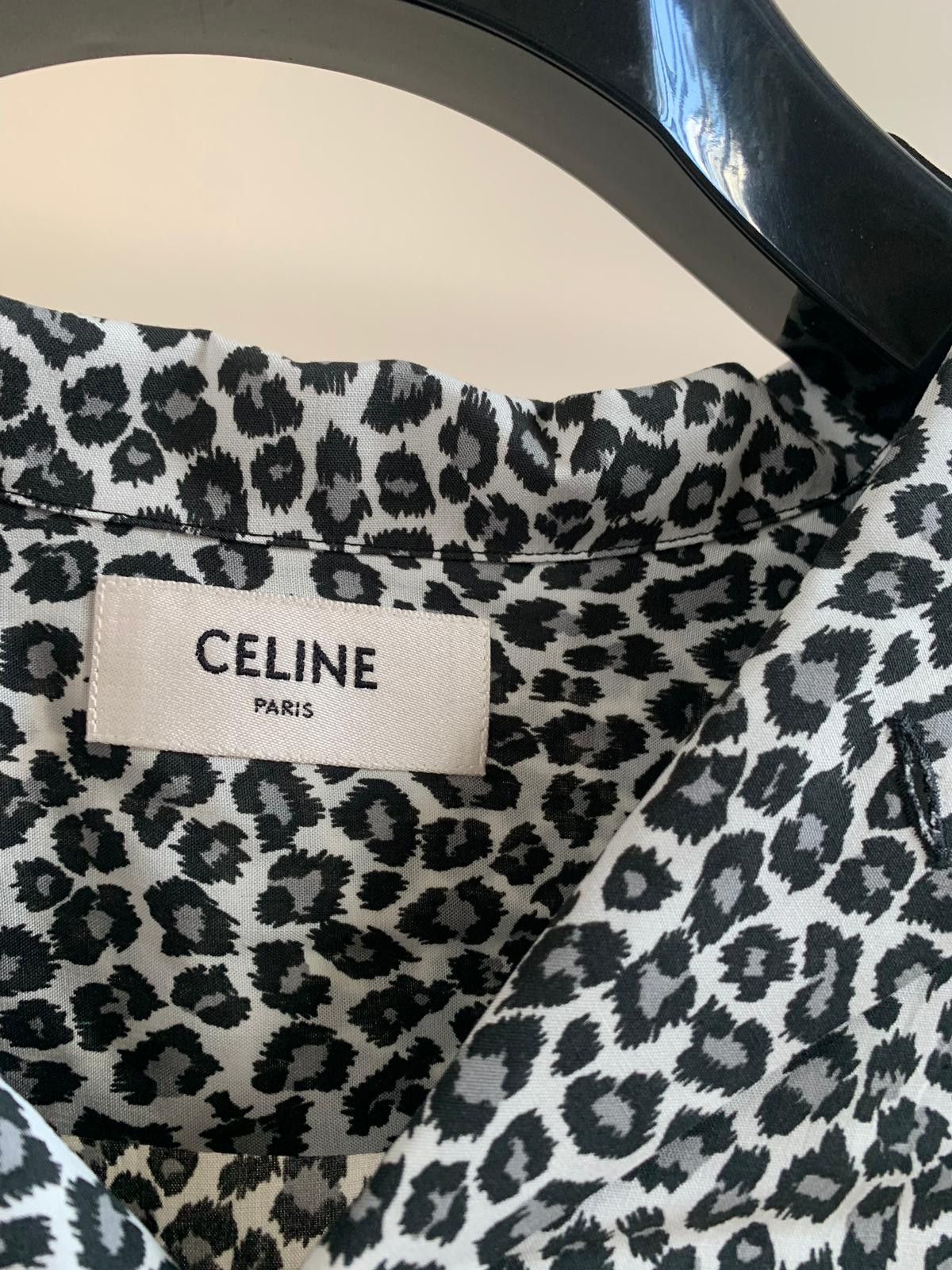Celine Button Up Shirt in Animal Print Button Up Size US S / EU 44-46 / 1 - 7 Thumbnail